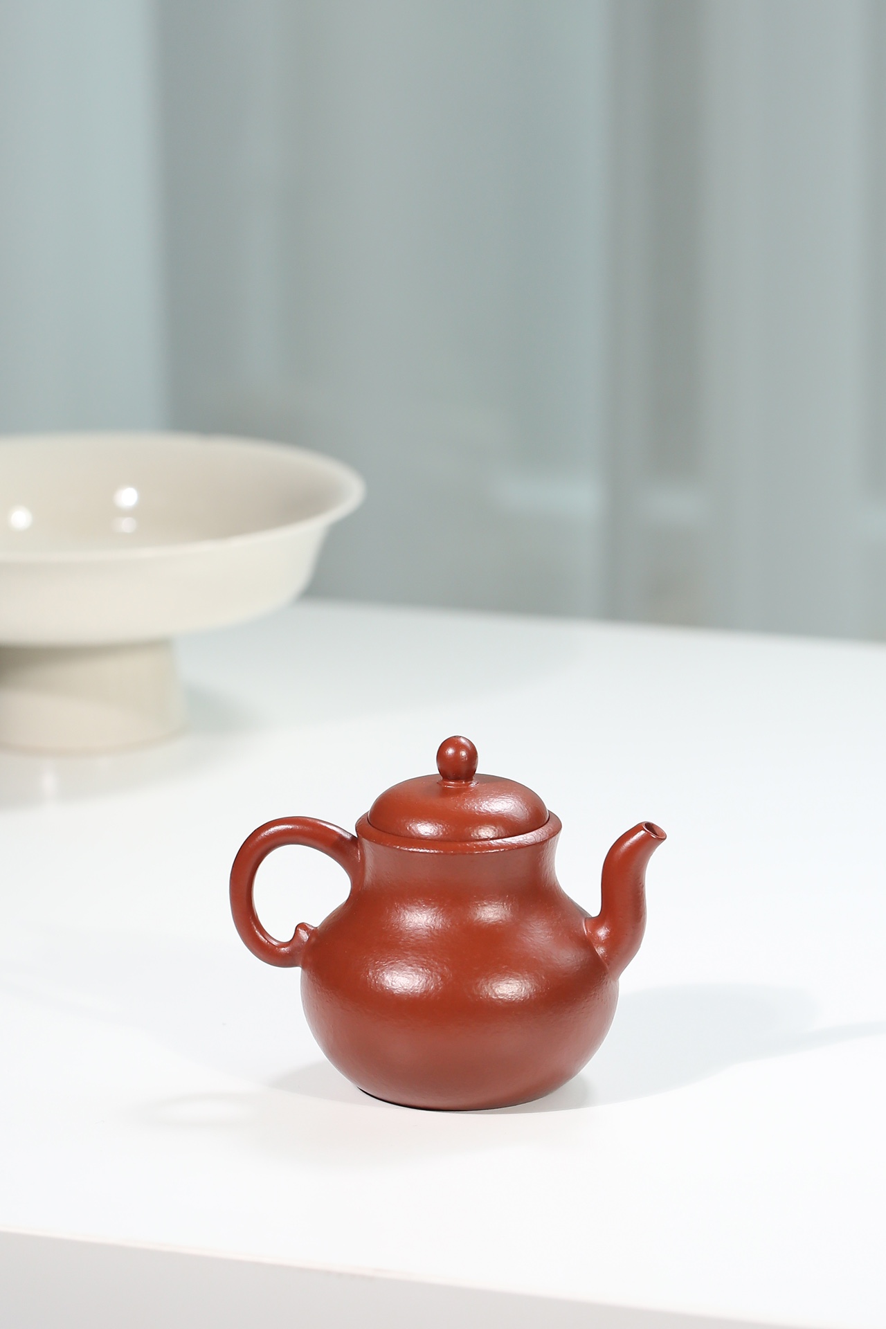 the" Calabash", Yixing Purple Clay (Zisha) Teapot, Handmade Gongfu Tea 120ml