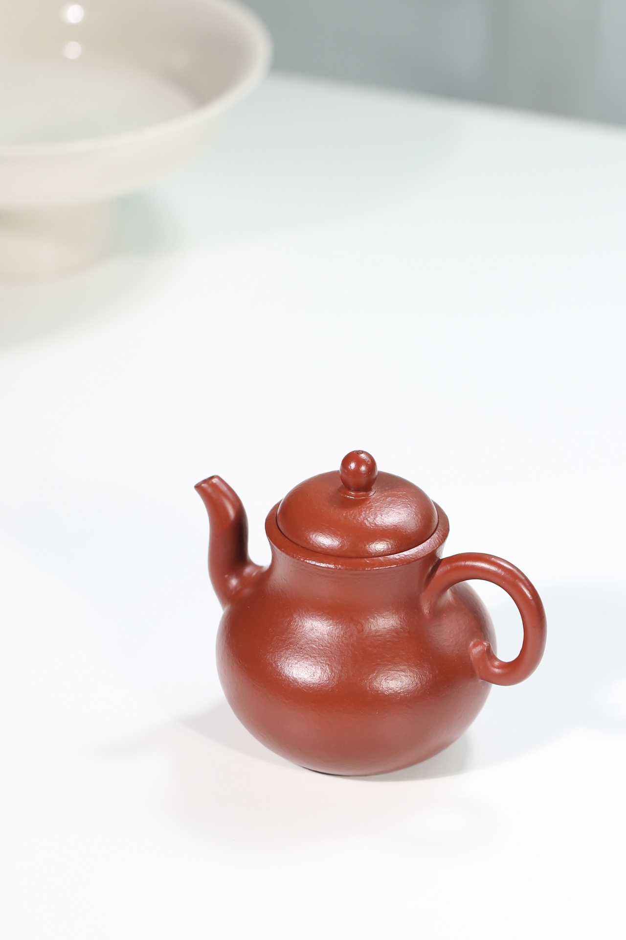 the" Calabash", Yixing Purple Clay (Zisha) Teapot, Handmade Gongfu Tea 120ml