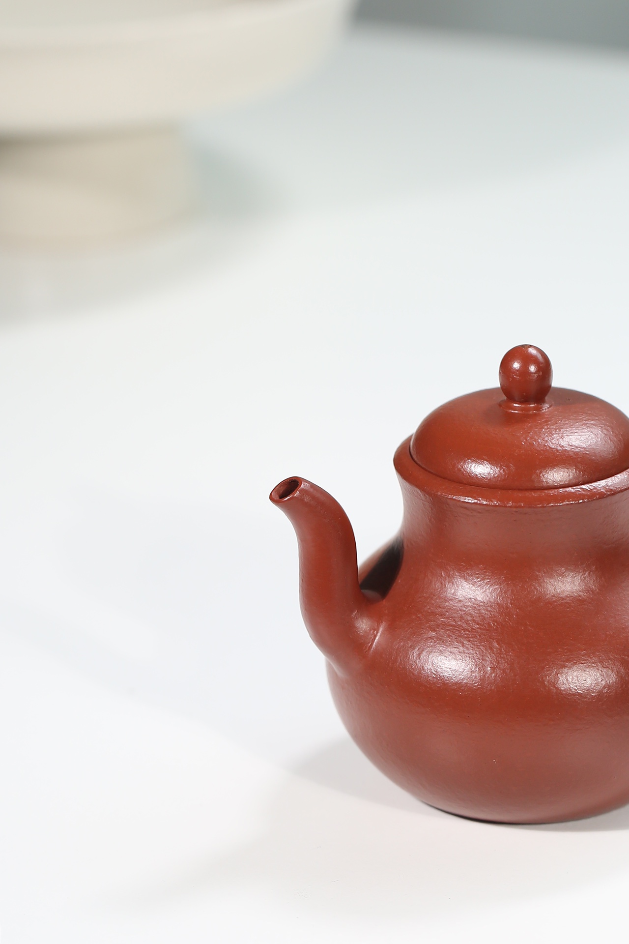 chabiii ⸜❤︎⸝ Hand-Carved Zisha Teapot – Purple Clay - Artisanteaware