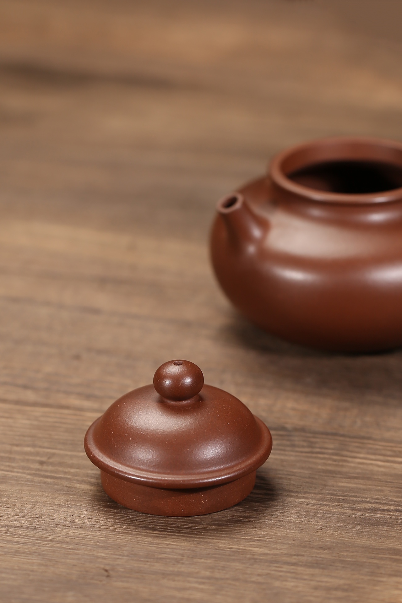 the "Sky", Yixing Purple Clay (Zisha) Teapot, Handmade Gongfu Tea 220ml 