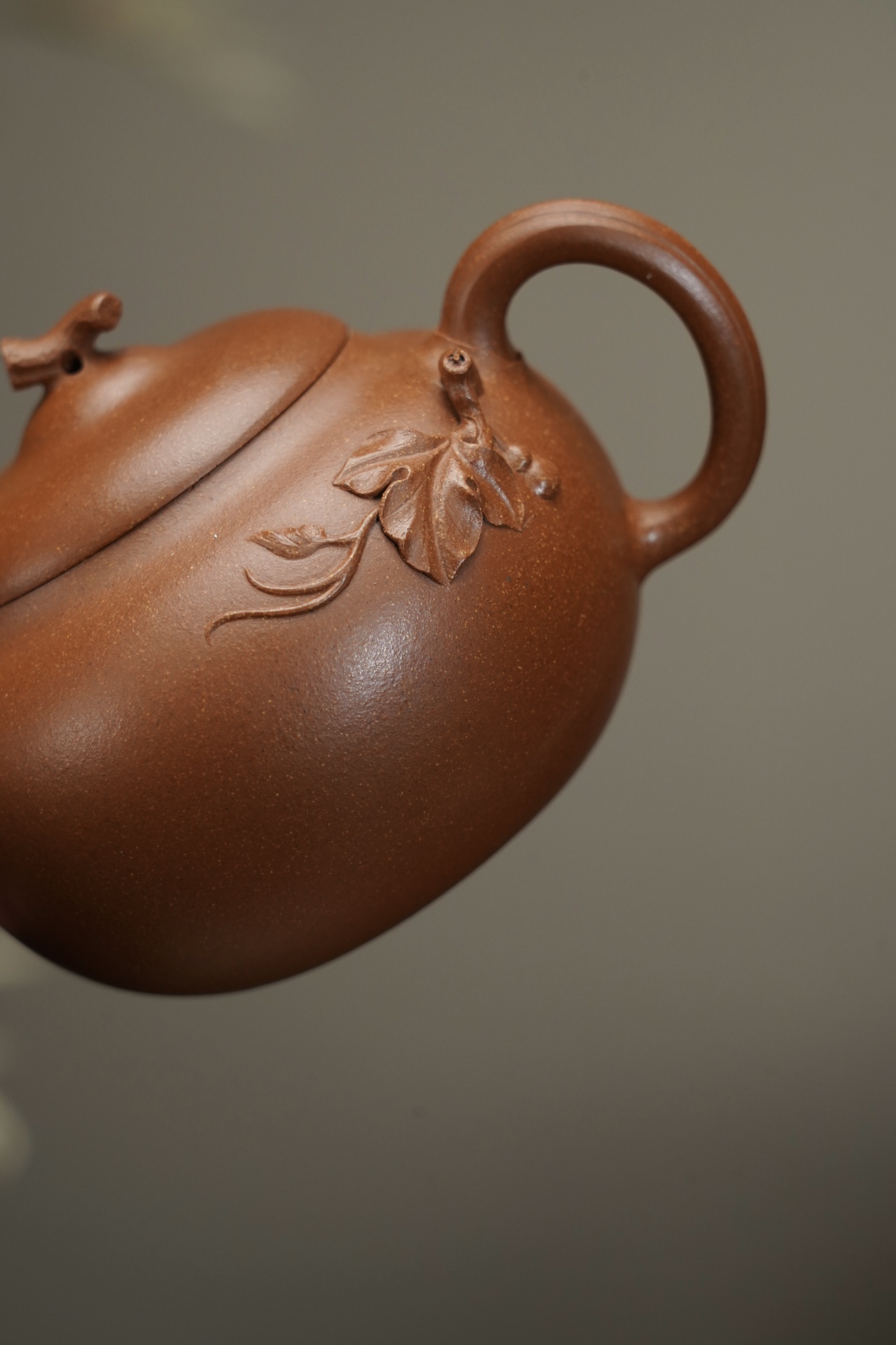 the "Fu Lu", Yixing Purple Clay (Zisha) Teapot 150ml