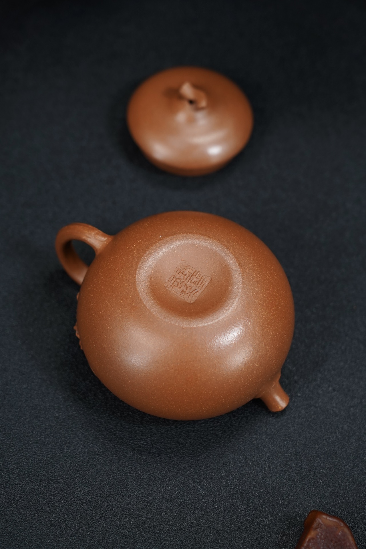 the "Fu Lu", Yixing Purple Clay (Zisha) Teapot 150ml