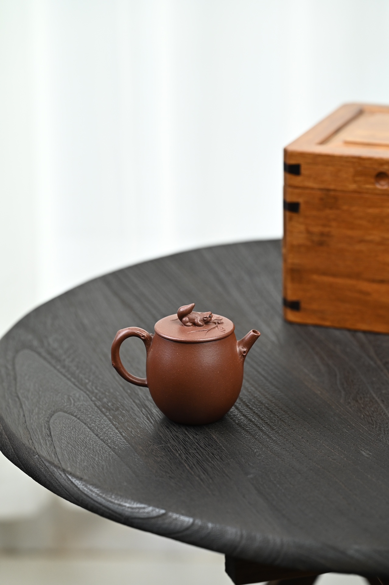 the "Squirrel", Yixing Purple Clay (Zisha) Teapot 150ml
