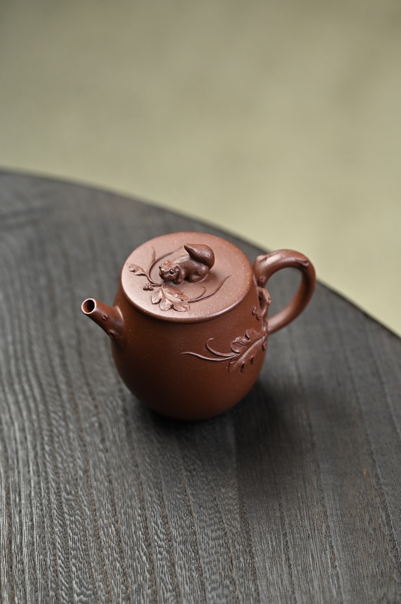 the "Squirrel", Yixing Purple Clay (Zisha) Teapot 150ml