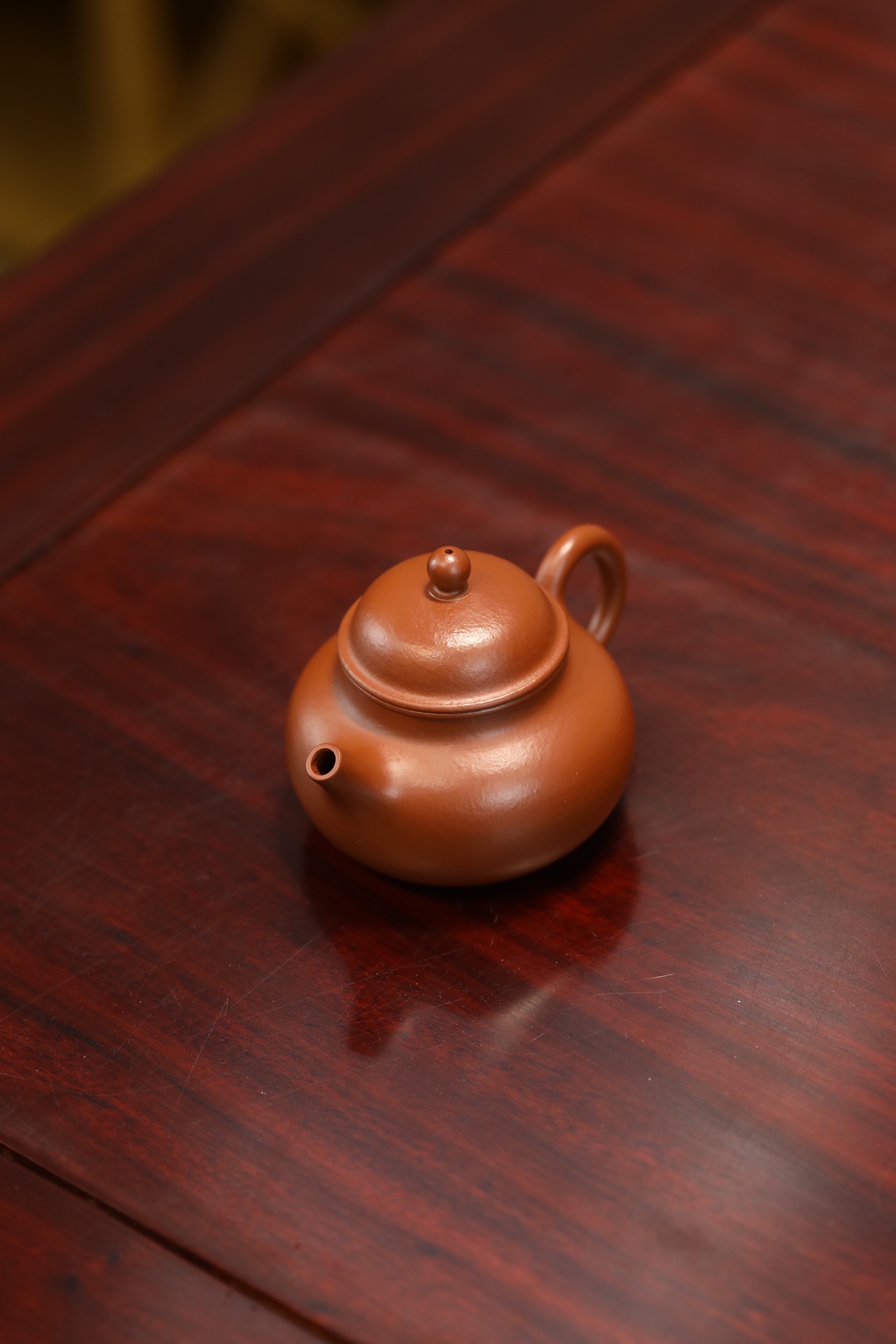 the "Sky", Yixing Purple Clay (Zisha) Teapot, Handmade Kung Fu Teapot 100ml