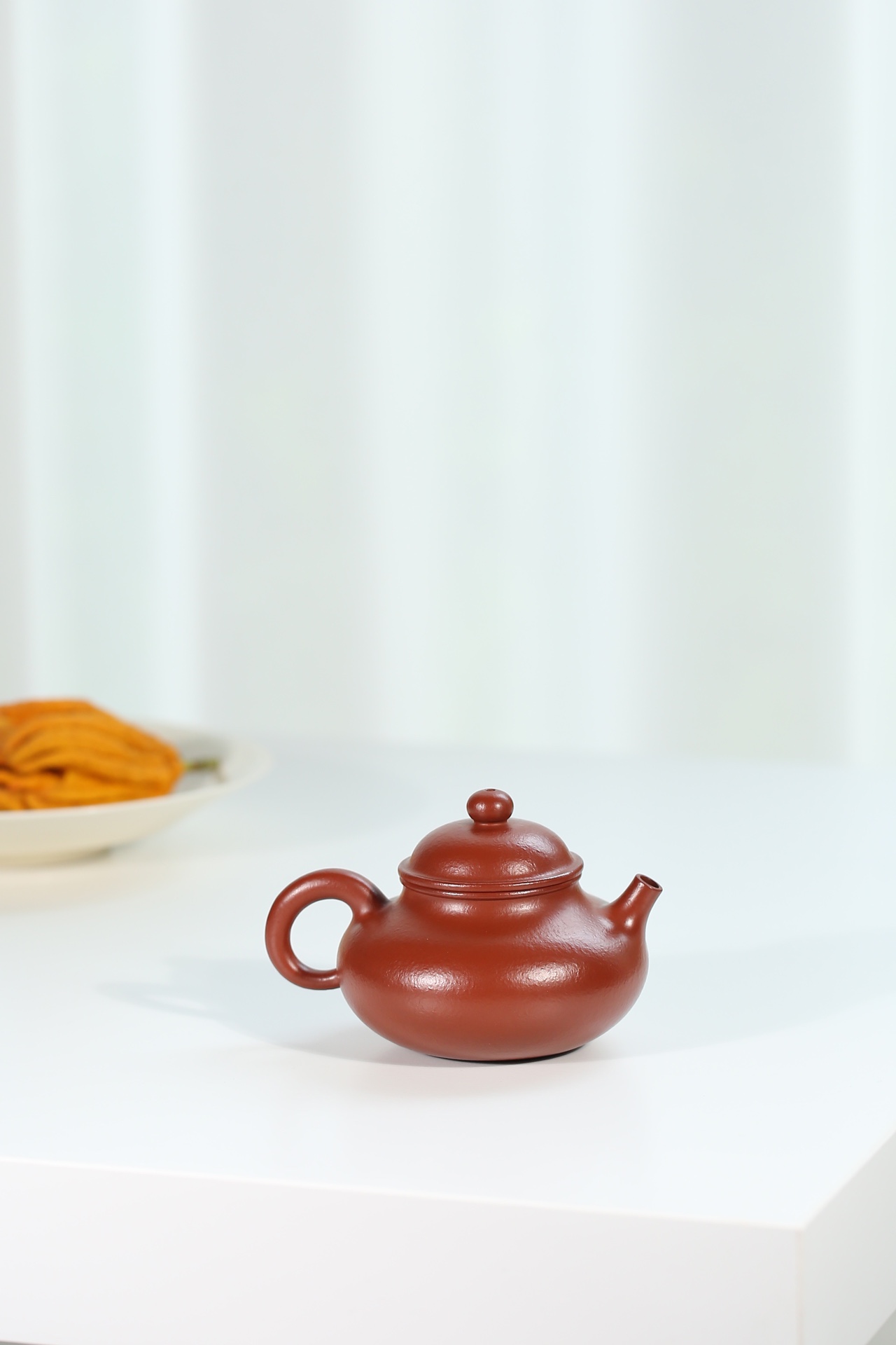 the "Sky", Yixing Purple Clay (Zisha) Teapot, Handmade Kung Fu Teapot 150ml