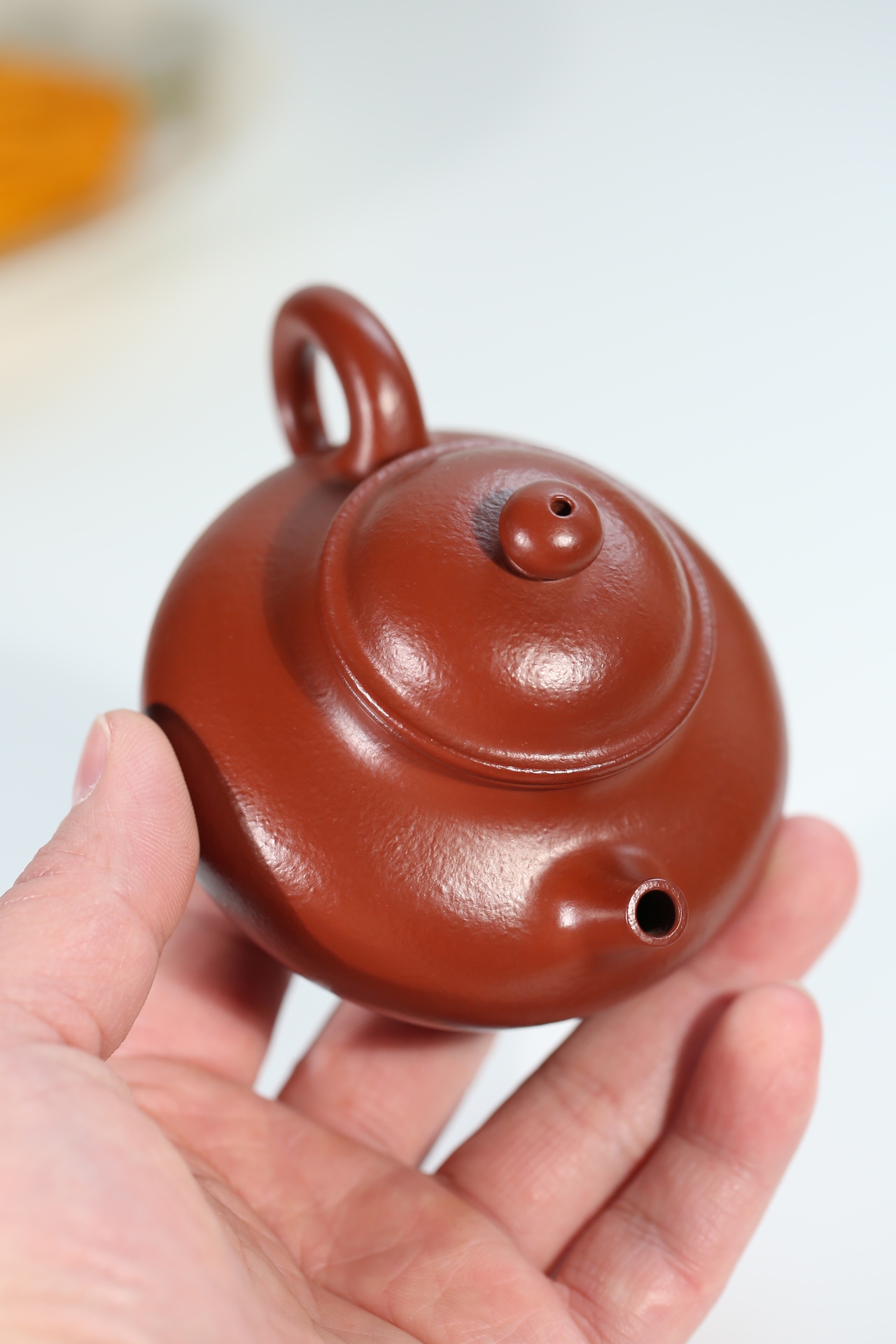 the "Sky", Yixing Purple Clay (Zisha) Teapot, Handmade Kung Fu Teapot 150ml