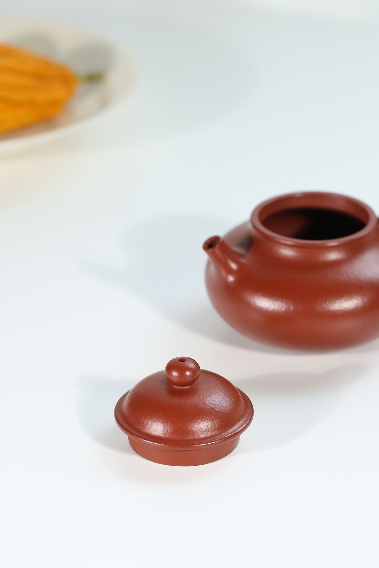 the "Sky", Yixing Purple Clay (Zisha) Teapot, Handmade Kung Fu Teapot 150ml