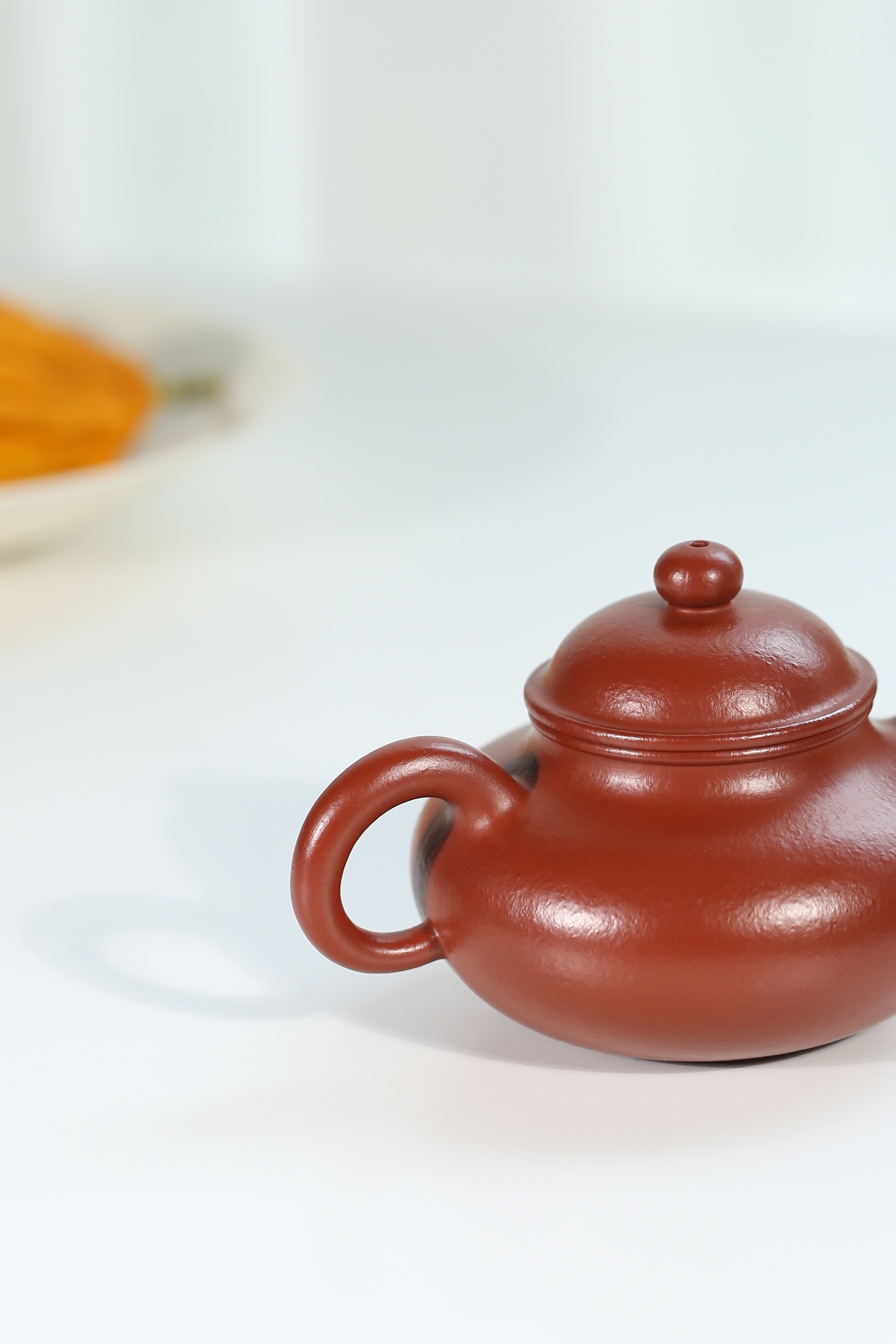 the "Sky", Yixing Purple Clay (Zisha) Teapot, Handmade Kung Fu Teapot 150ml