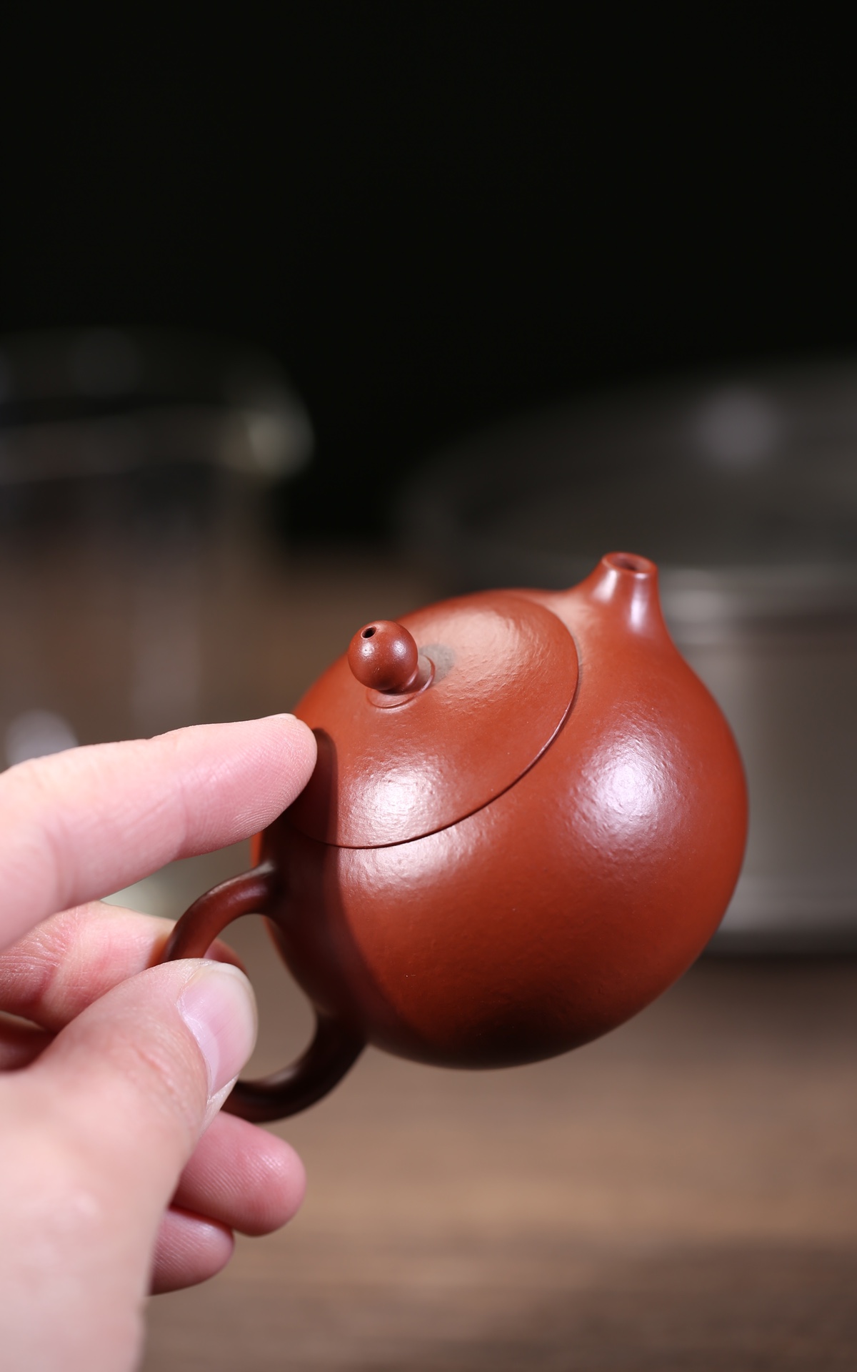 the "Xishi", Yixing Purple Clay (Zisha) Teapot 90ml