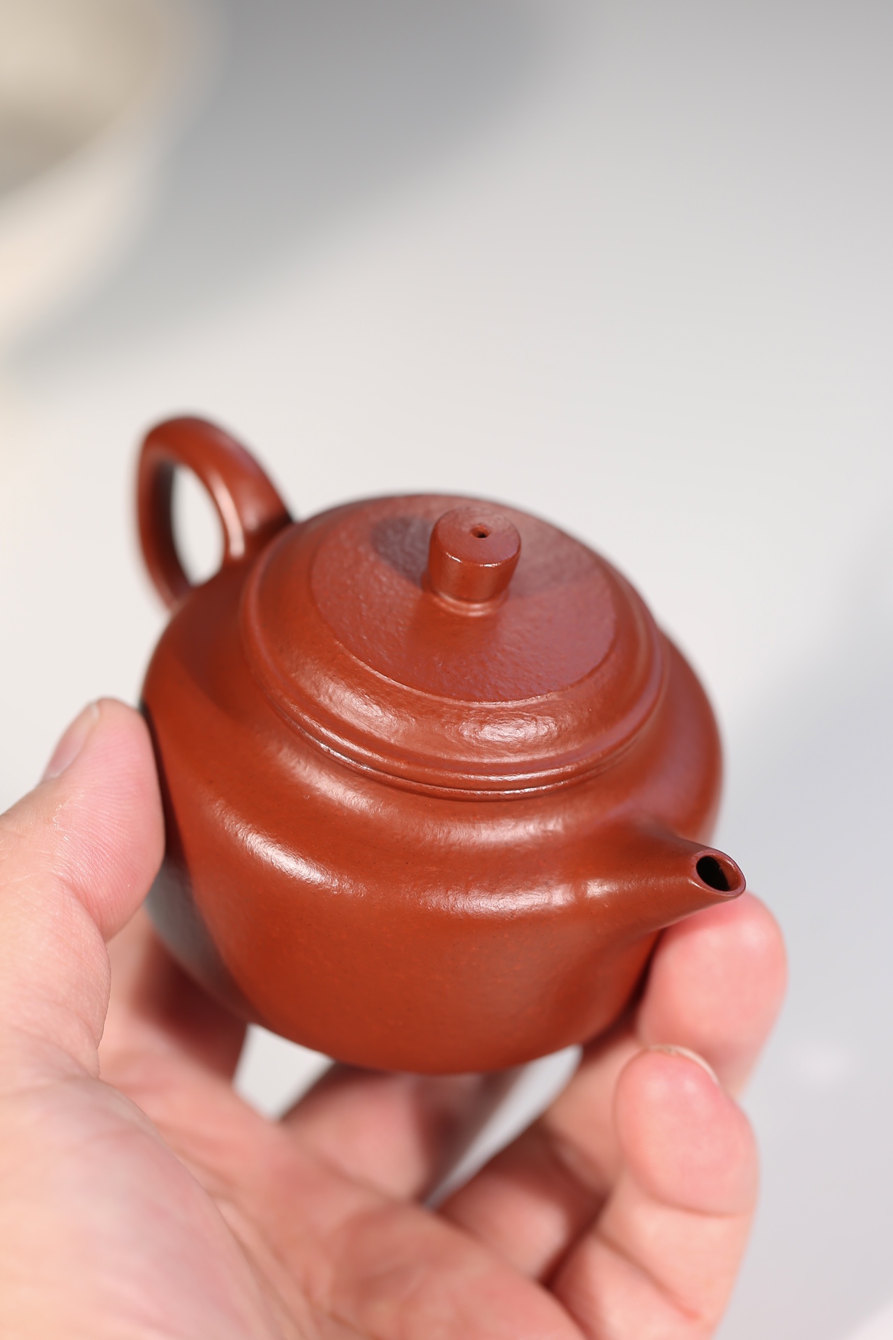 the "Clock of Virtue", Yixing Purple Clay (Zisha) Teapot 120ml