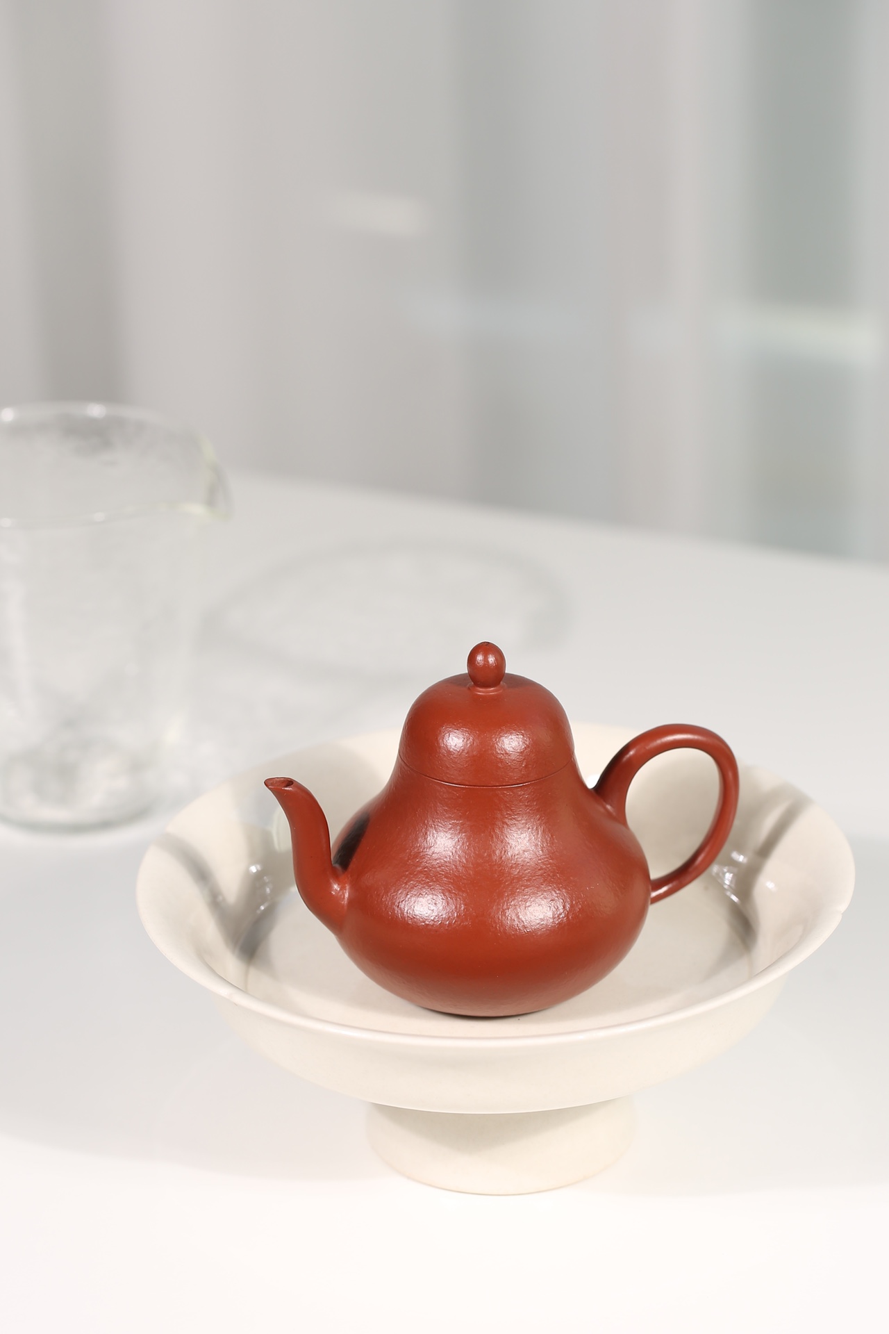 the "Sting", Yixing Purple Clay (Zisha) Teapot, Handmade Kung Fu Teapot 130ml