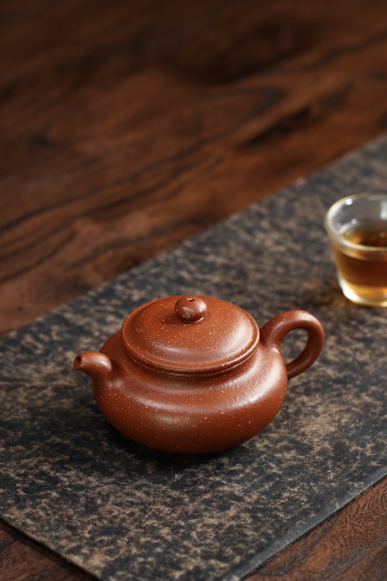 the "Drum", Yixing Purple Clay (Zisha) Teapot 260ml