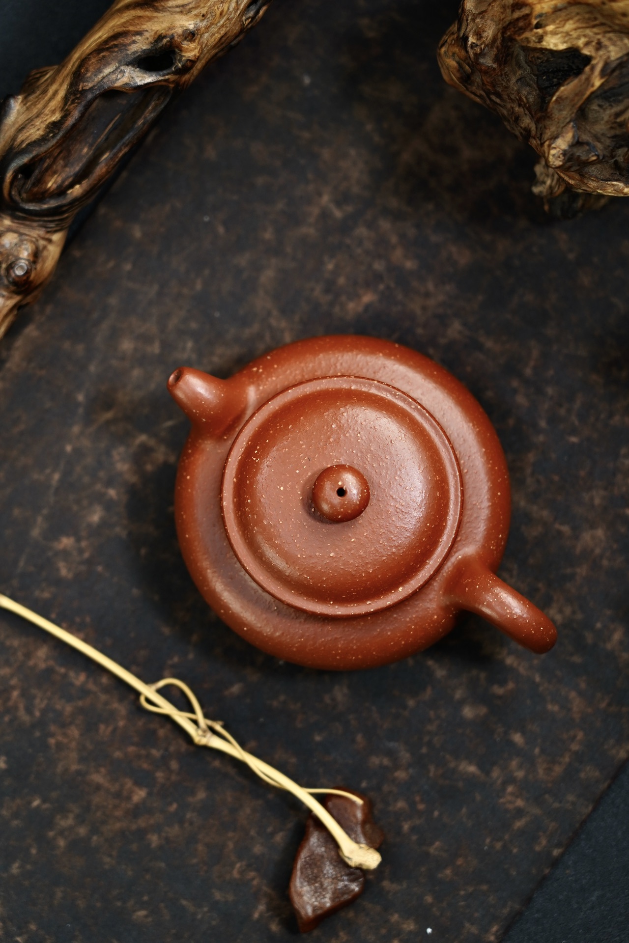 the "Drum", Yixing Purple Clay (Zisha) Teapot 260ml