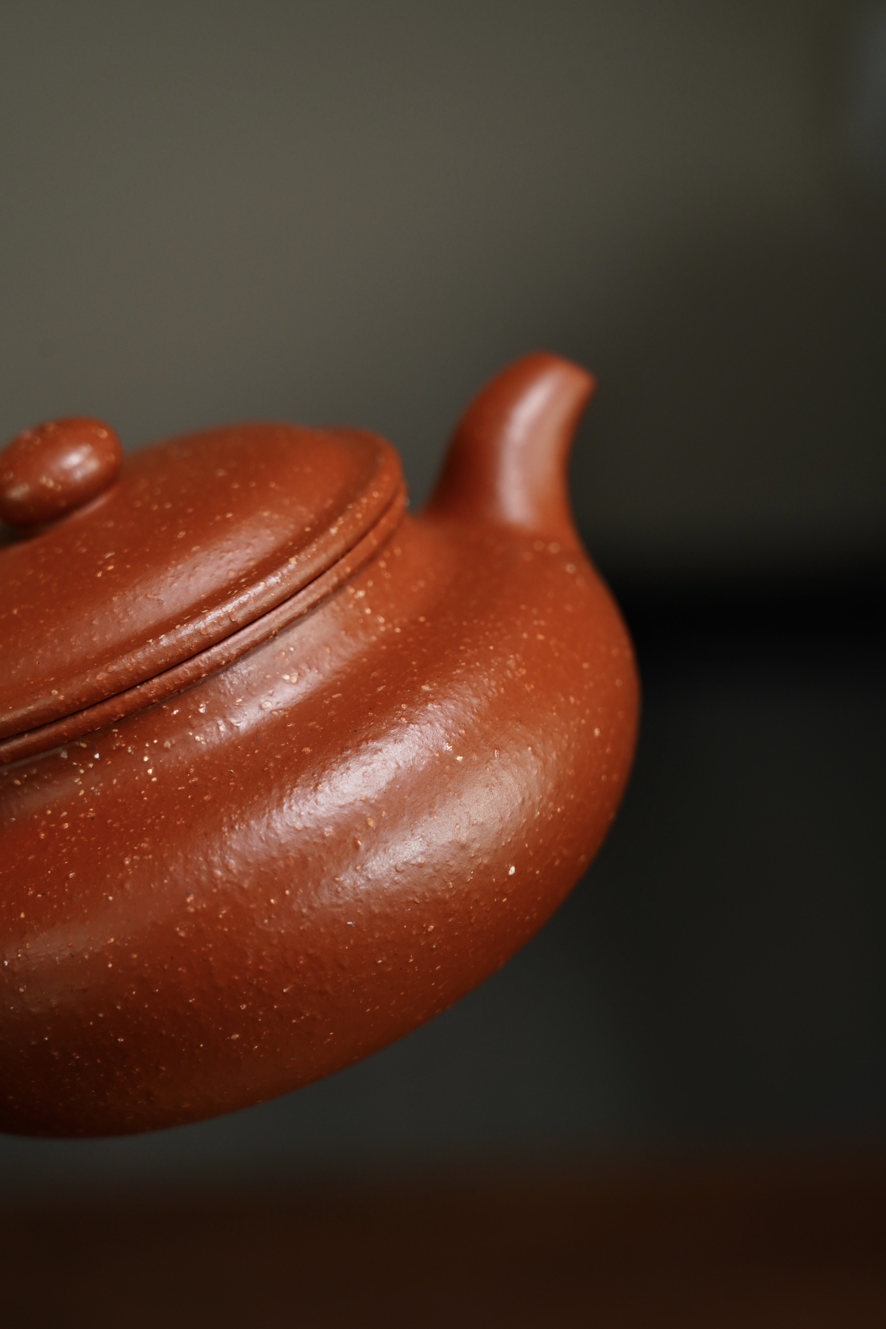 the "Drum", Yixing Purple Clay (Zisha) Teapot 260ml