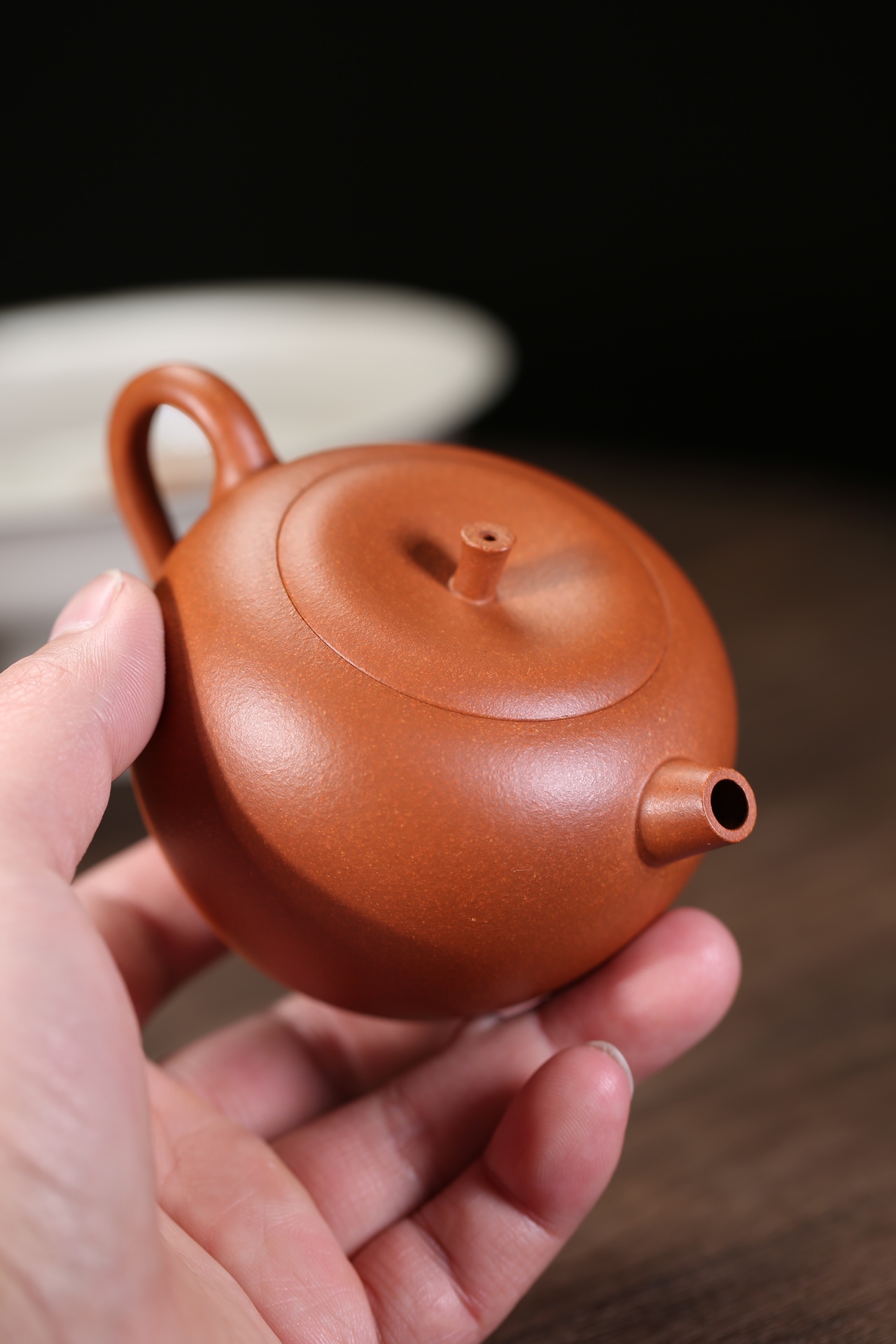 the "Apple", Yixing Purple Clay (Zisha) Teapot 200ml