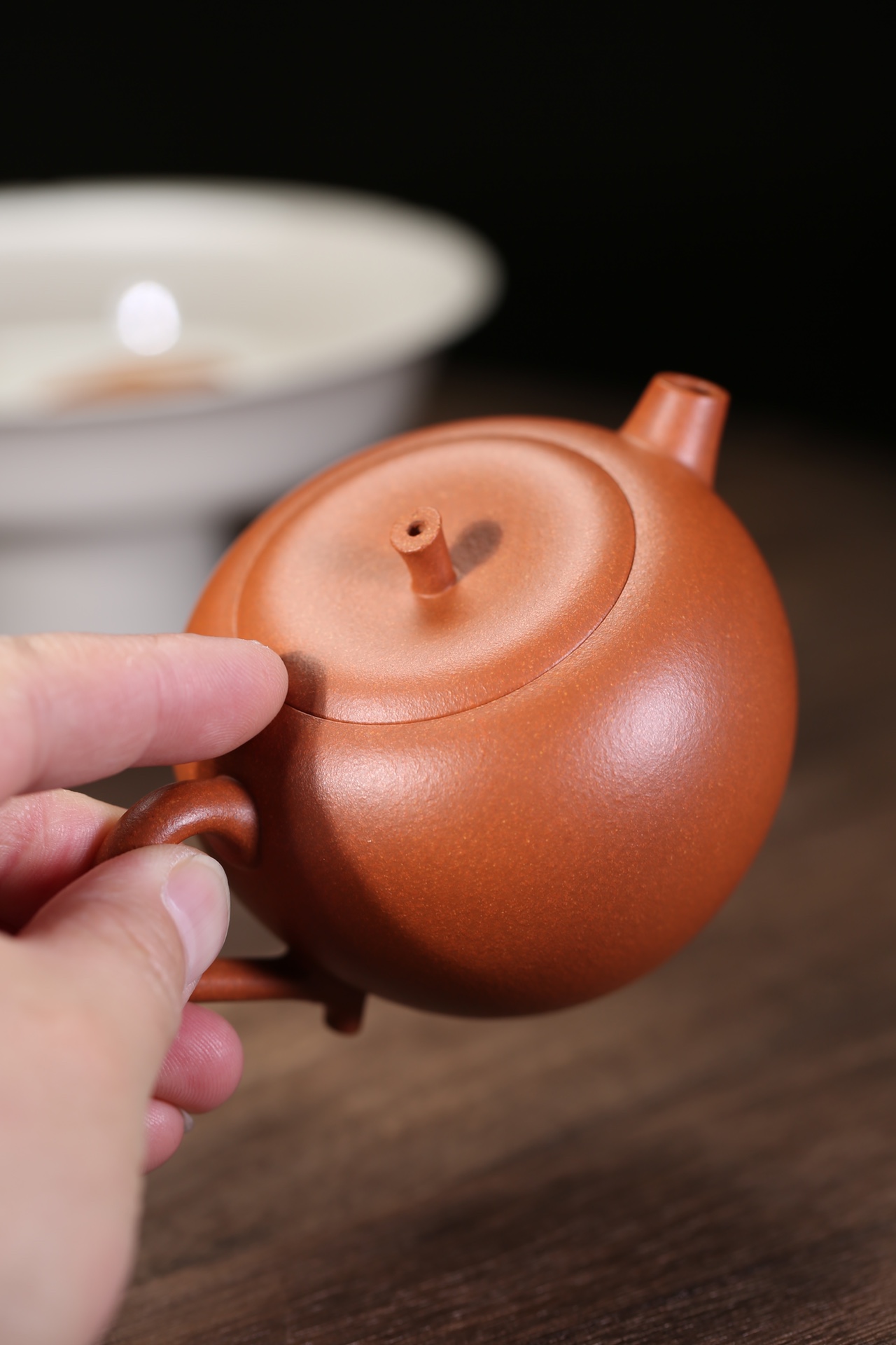 the "Apple", Yixing Purple Clay (Zisha) Teapot 200ml
