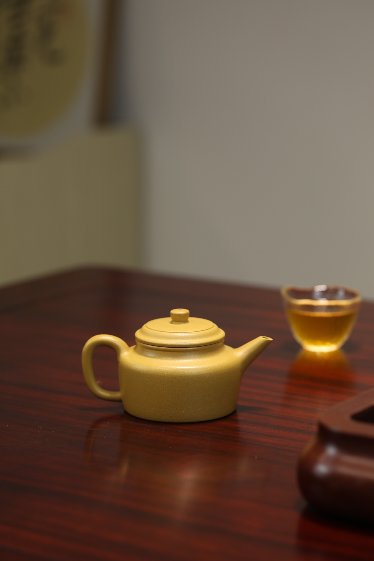 the "Clock of Virtue", Yixing Purple Clay (Zisha) Teapot 200ml