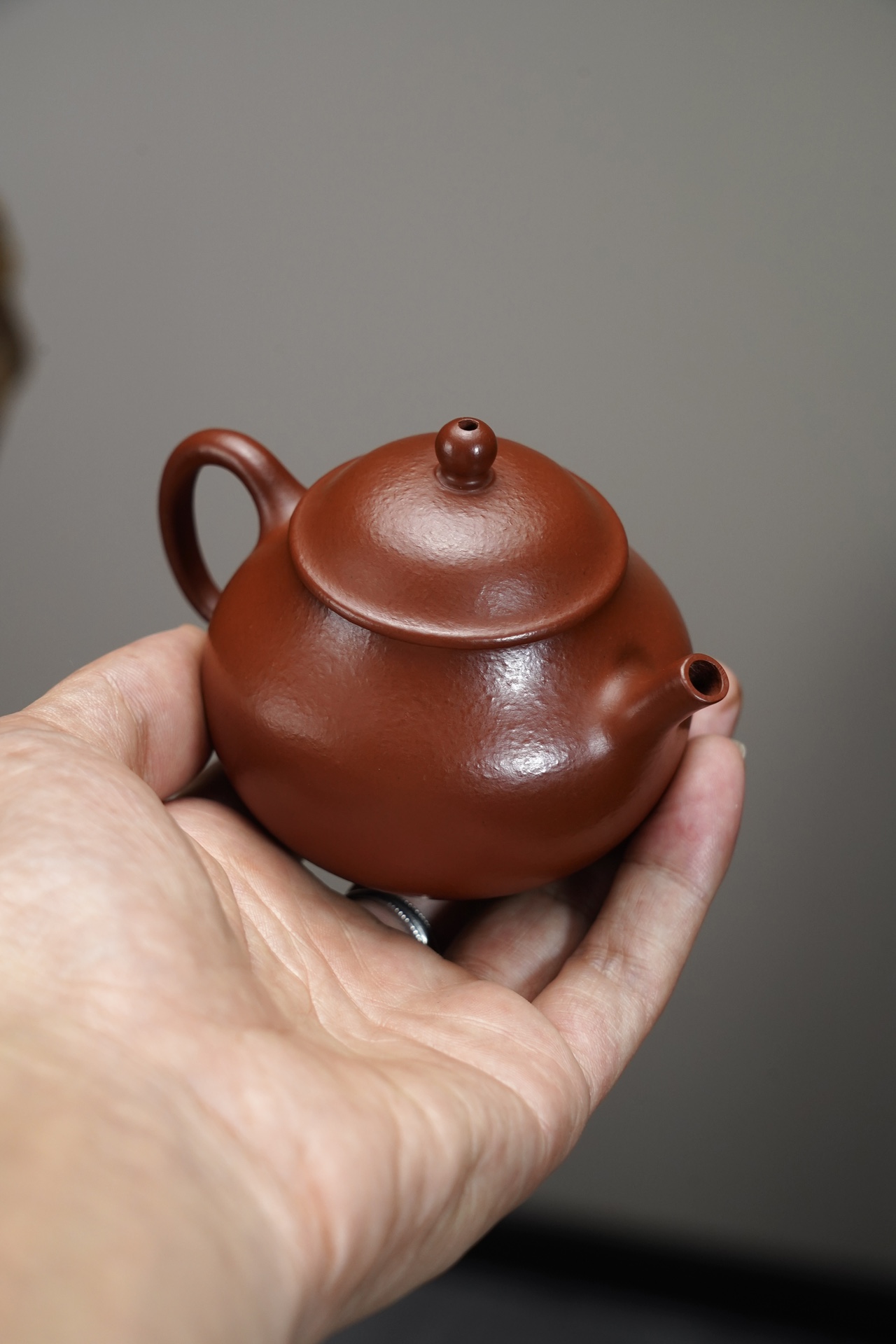 the "Panny", Yixing Purple Clay (Zisha) Teapot, Handmade Kungfu Teapot 120ml