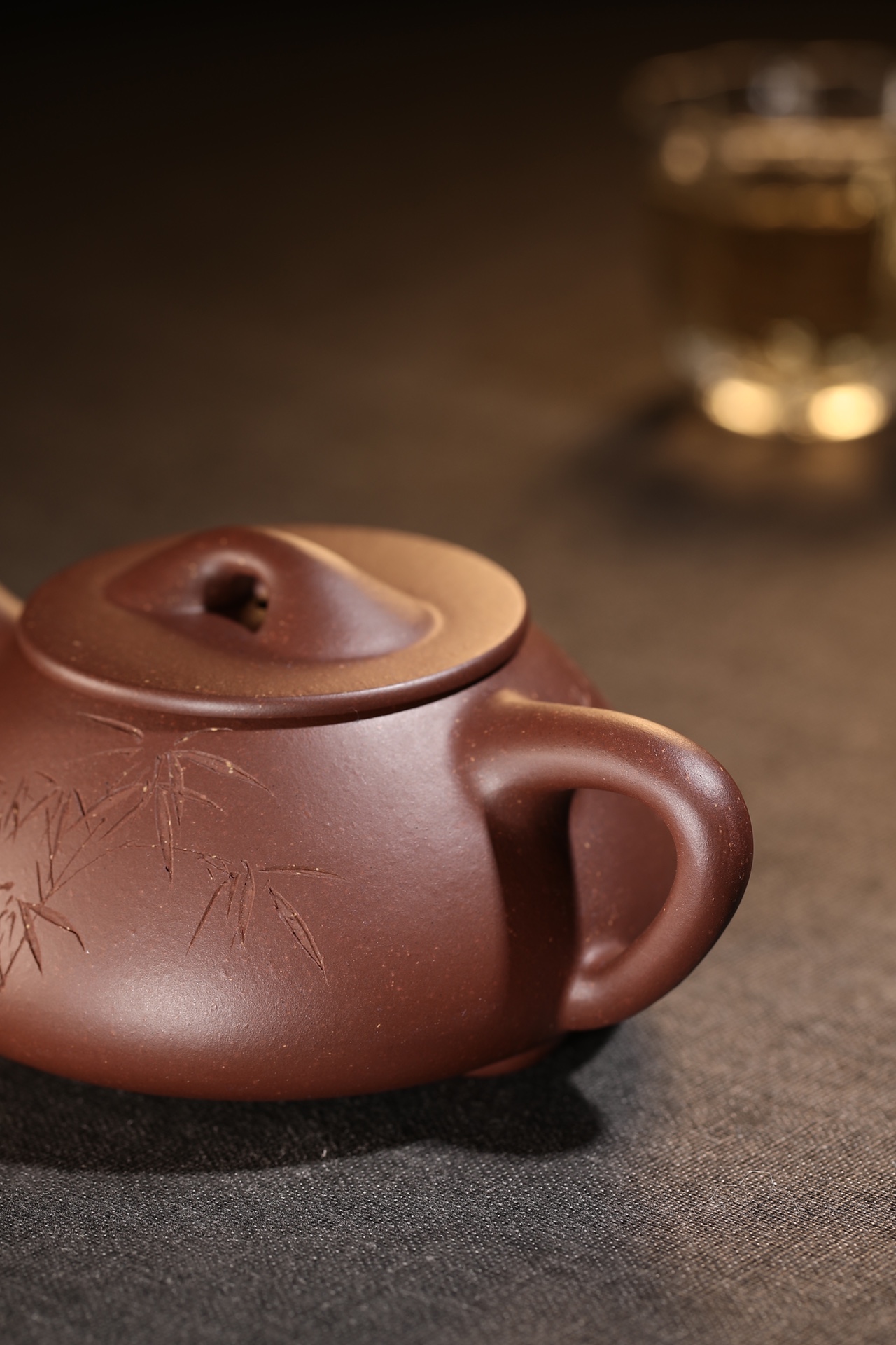 the "Stone Laddle", Yixing Purple Clay (Zisha) Teapot 200ml