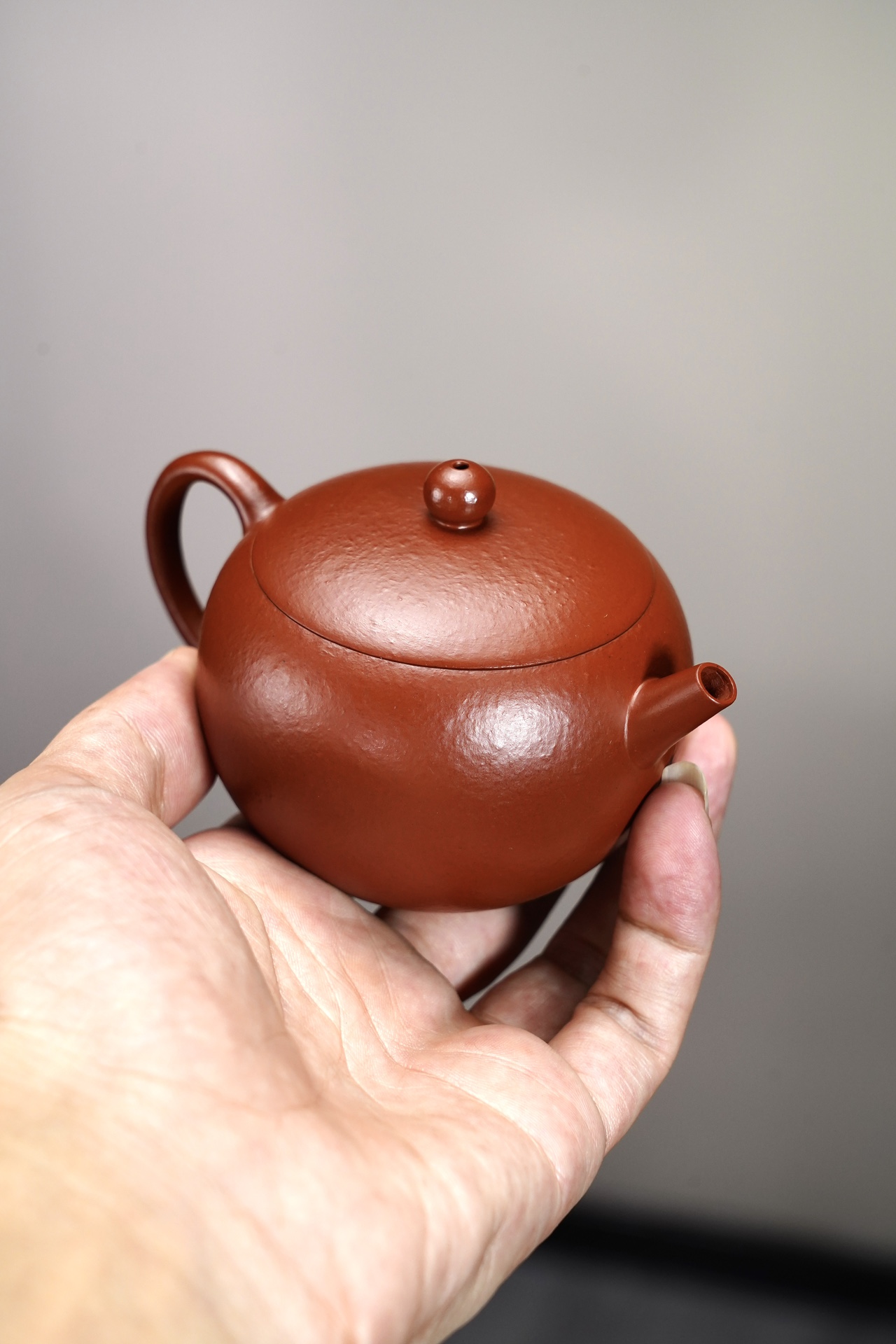 the "Julun Zhu", Yixing Purple Clay (Zisha) Teapot 150ml