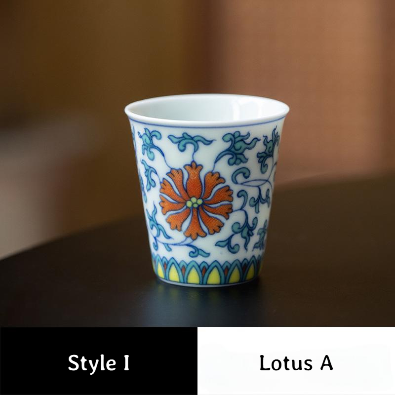 Collection of Classic Pattern Tea Cups 40ml