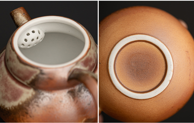Wood-fired Porcelain Teapot, 3 Styles Optional