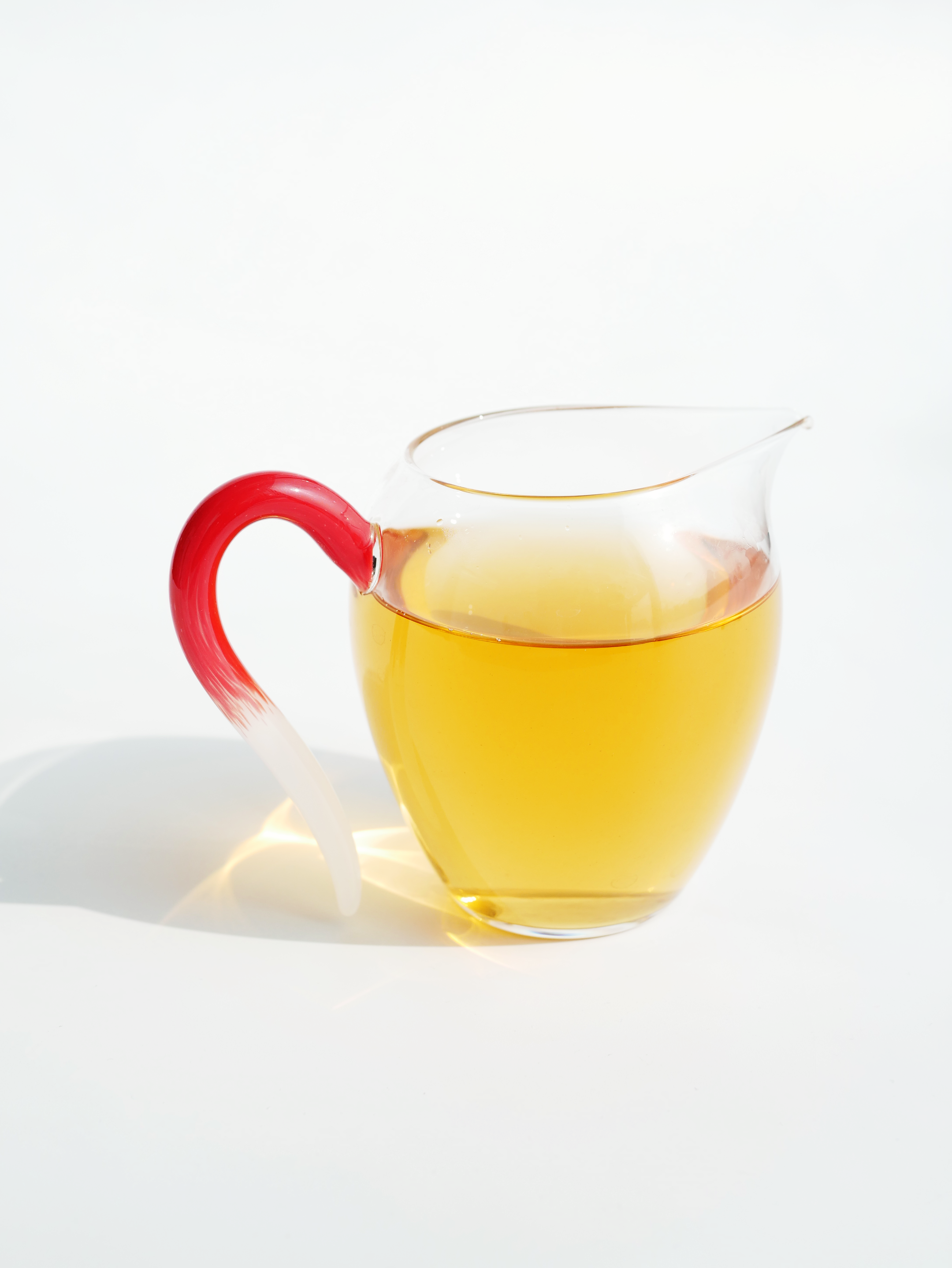 Glass Pitcher with Colored Handle 280ml