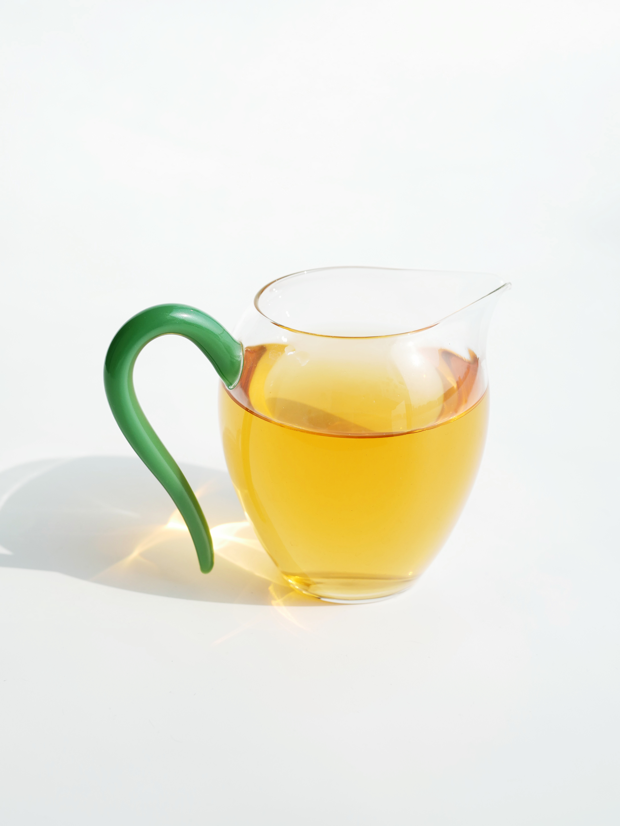 Glass Pitcher with Colored Handle 280ml