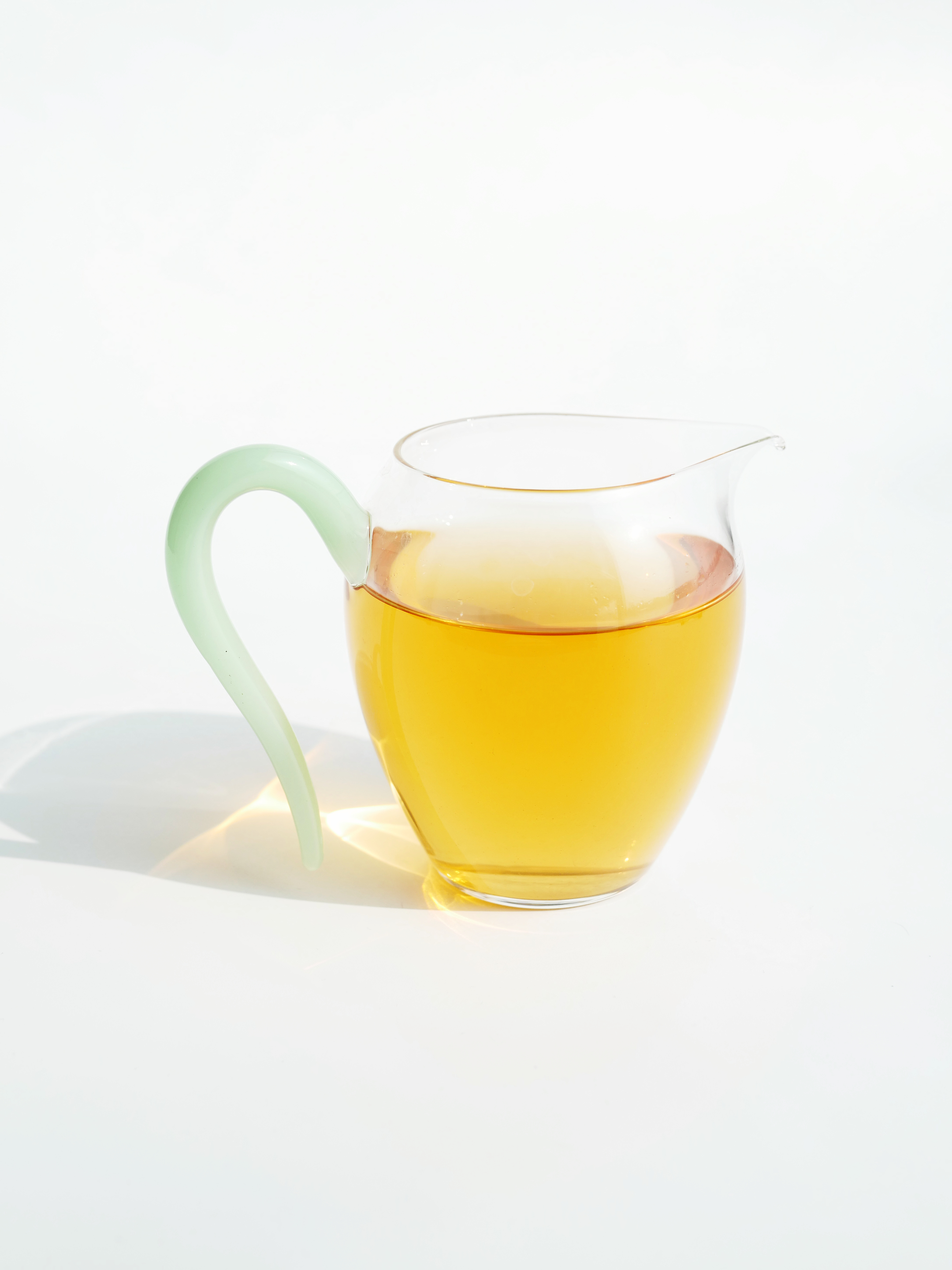 Glass Pitcher with Colored Handle 280ml