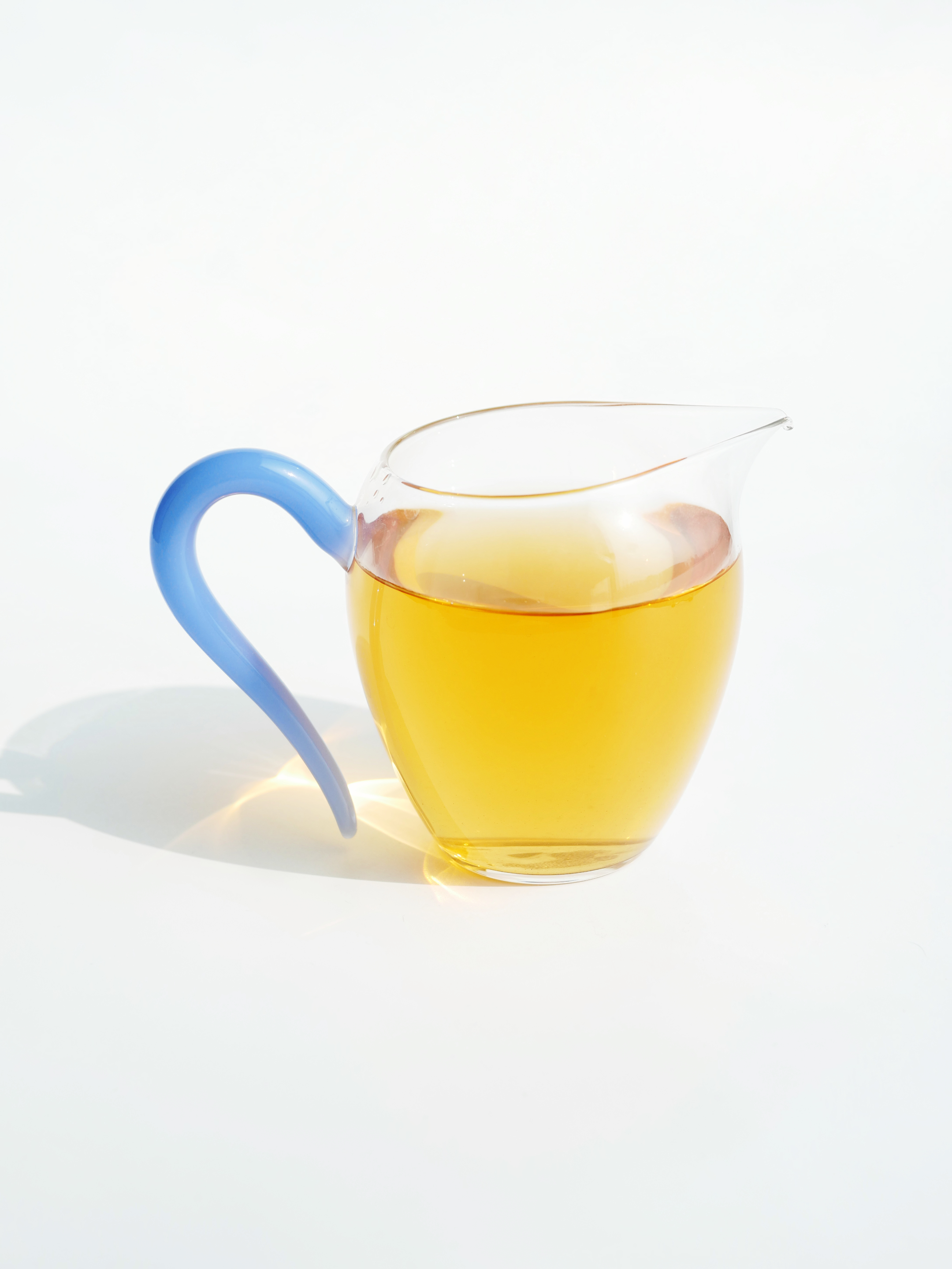 Glass Pitcher with Colored Handle 280ml
