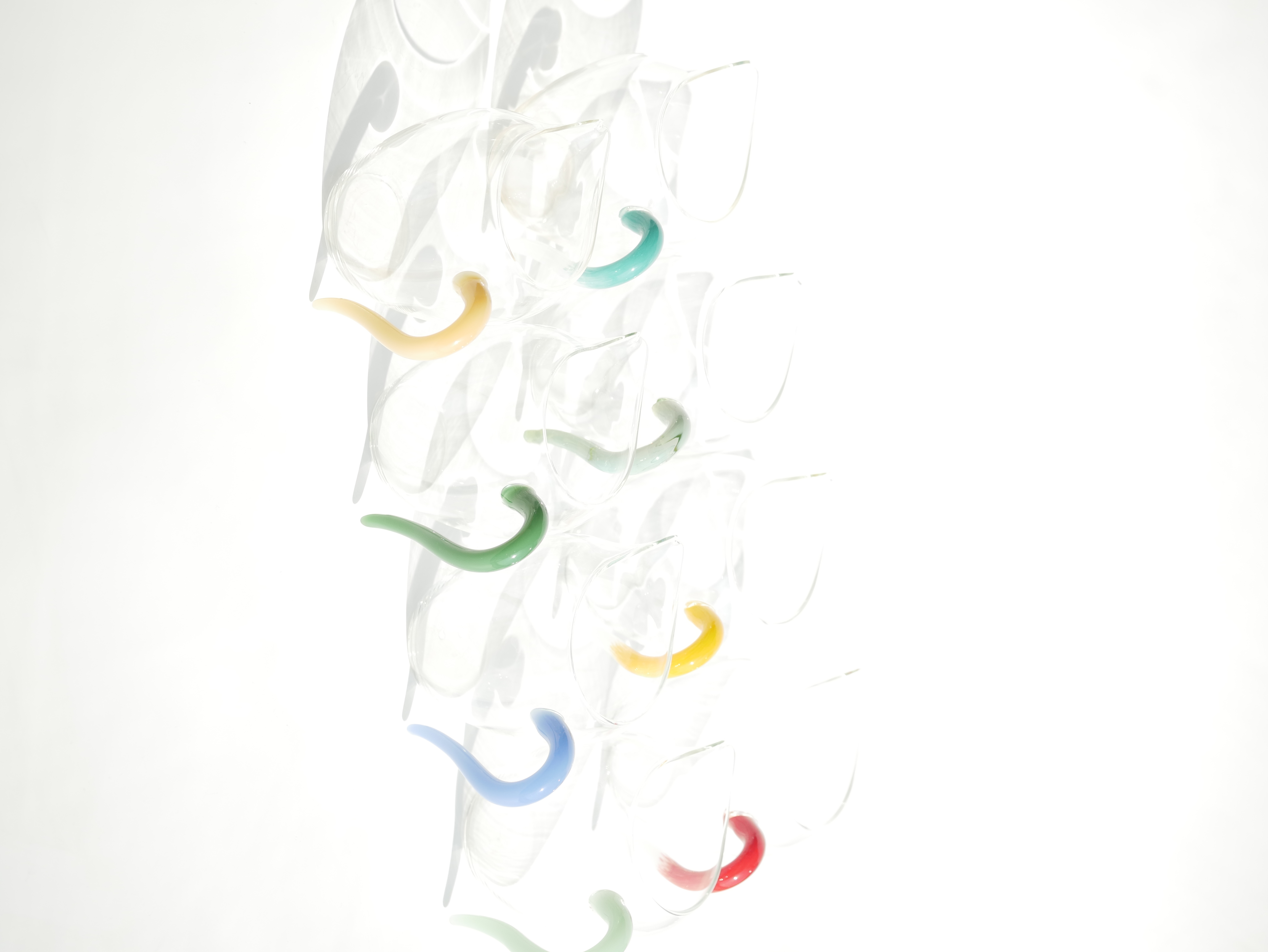 Glass Pitcher with Colored Handle 280ml