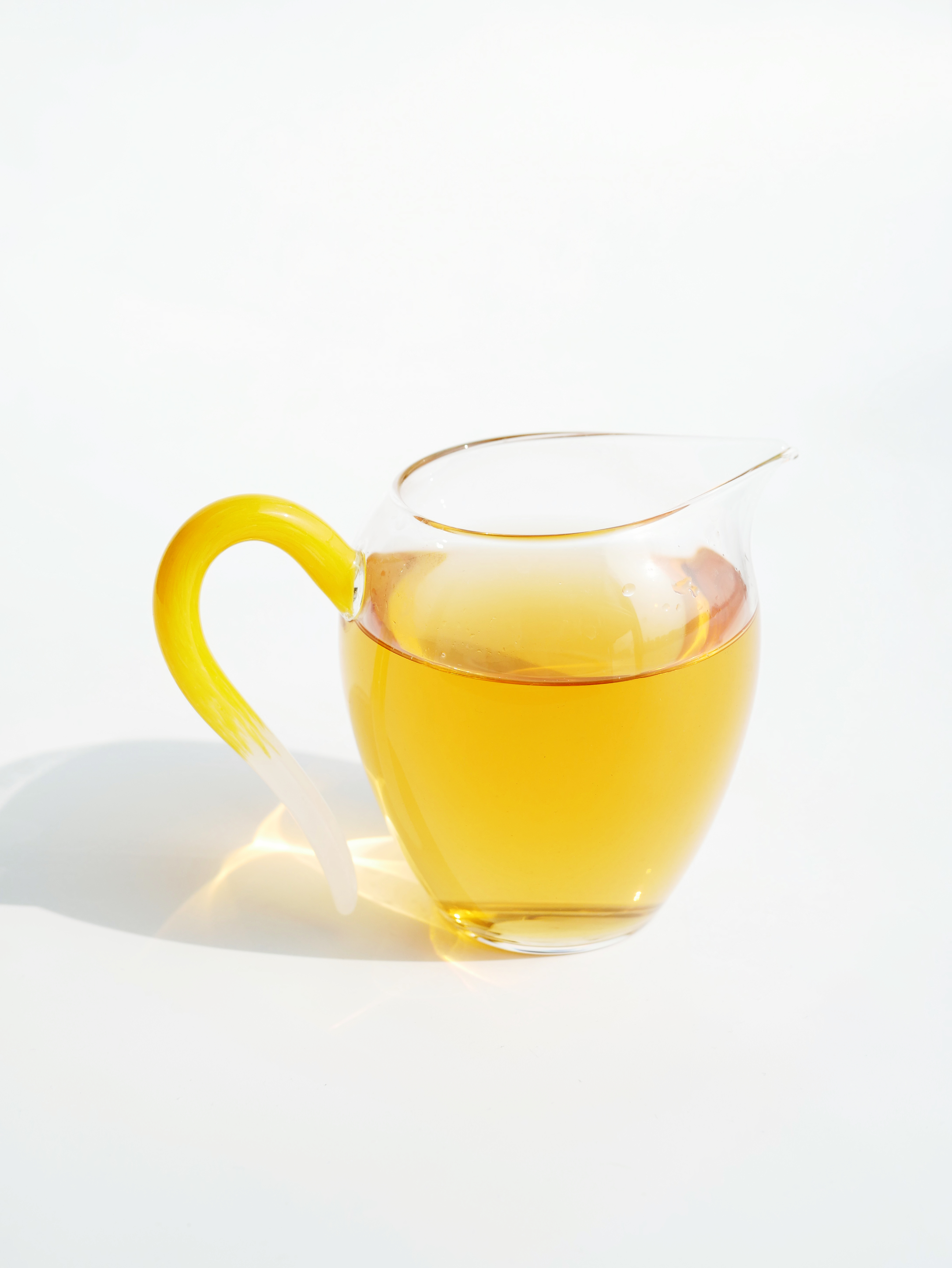 Glass Pitcher with Colored Handle 280ml