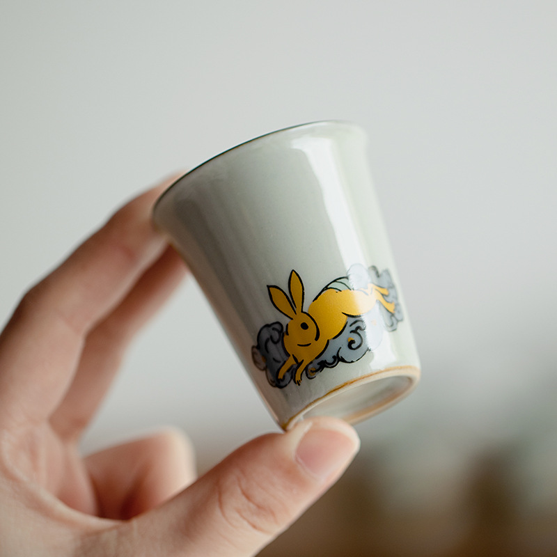 Golden Rabbit Tea Cup 40ml