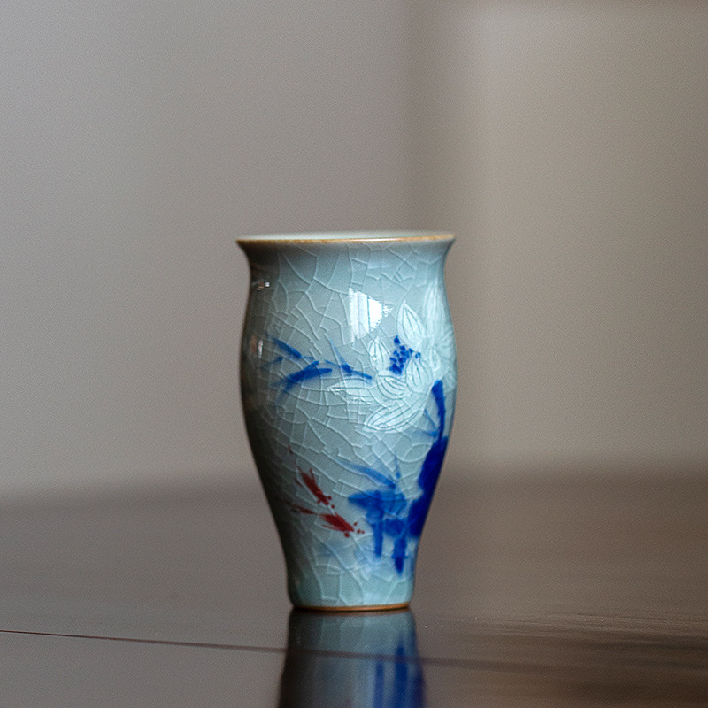 Slim Goldfish Tea Cup 45ml