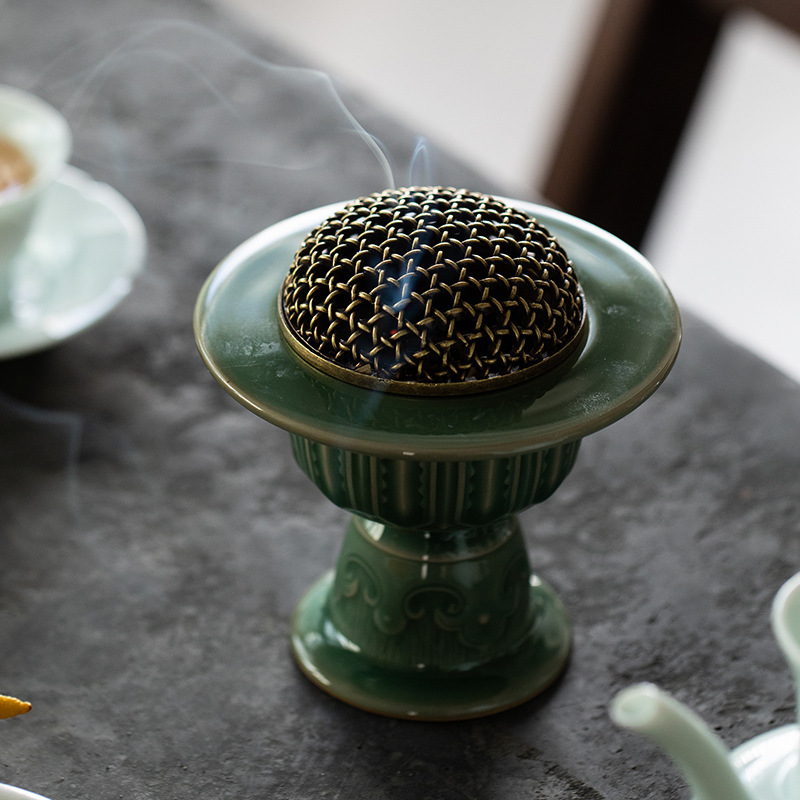 Grail Celadon Incense Burner