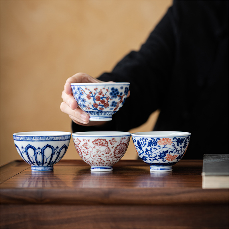 Collection of Classic Pattern Tea Cups 100ml