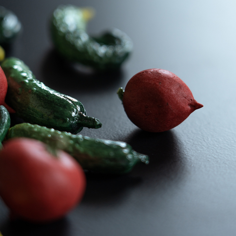 Collection of Miniature Cucumber and Radish