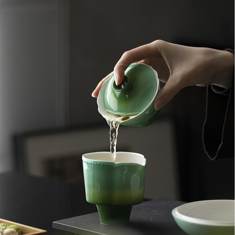 Gradient Green Gaiwan 100ml