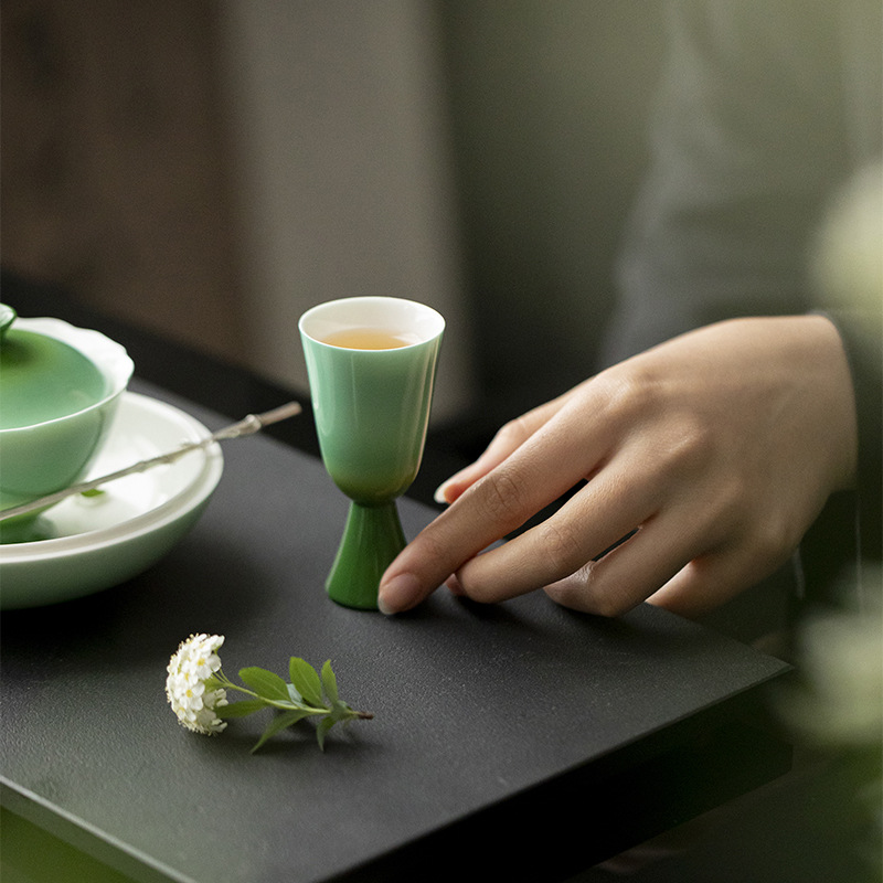 Gradient Green Tea Cup 35ml