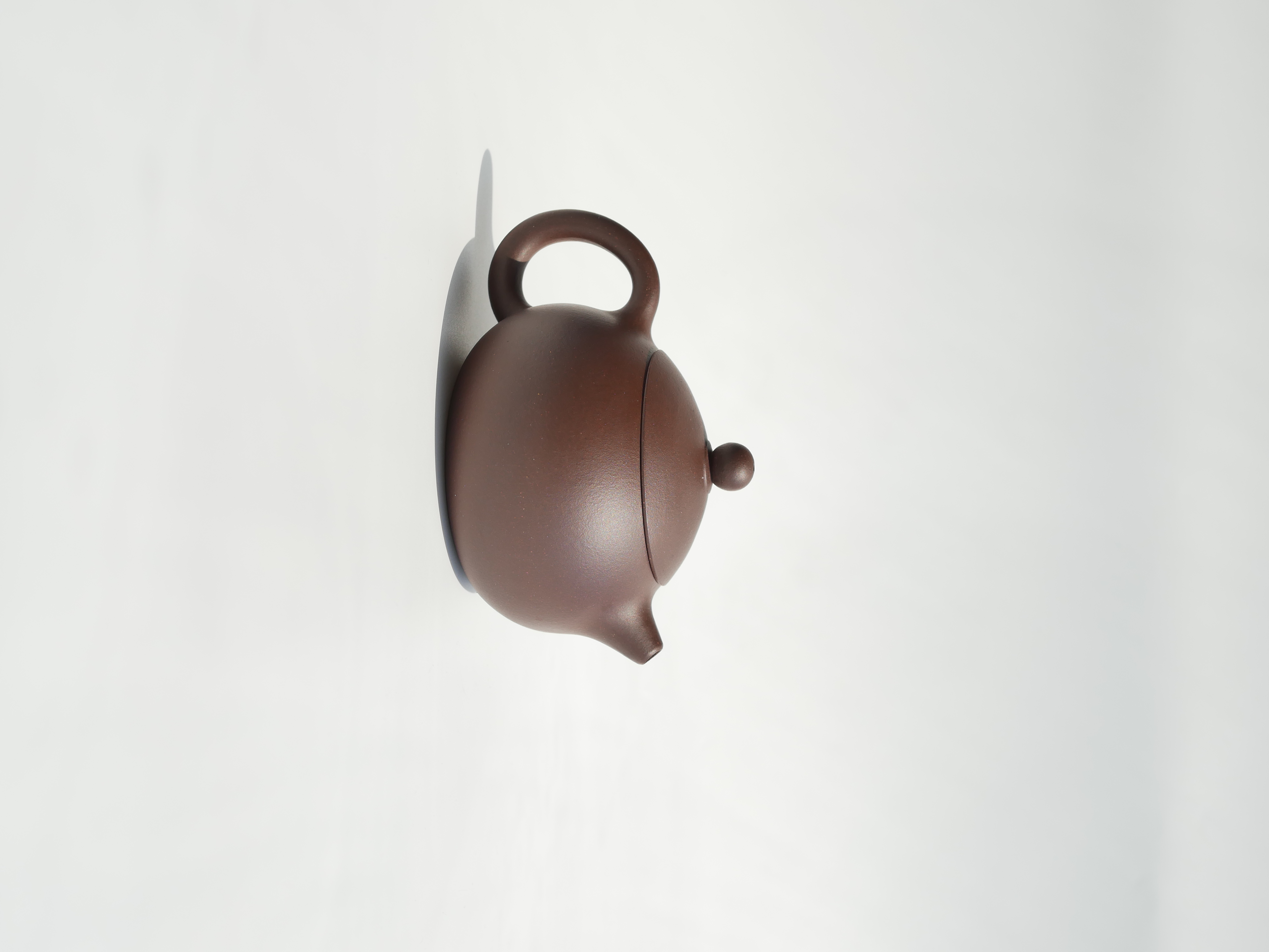 the "Xishi", Yixing Purple Clay (Zisha) Teapot, Handmade Kung Fu Teapot 160ml