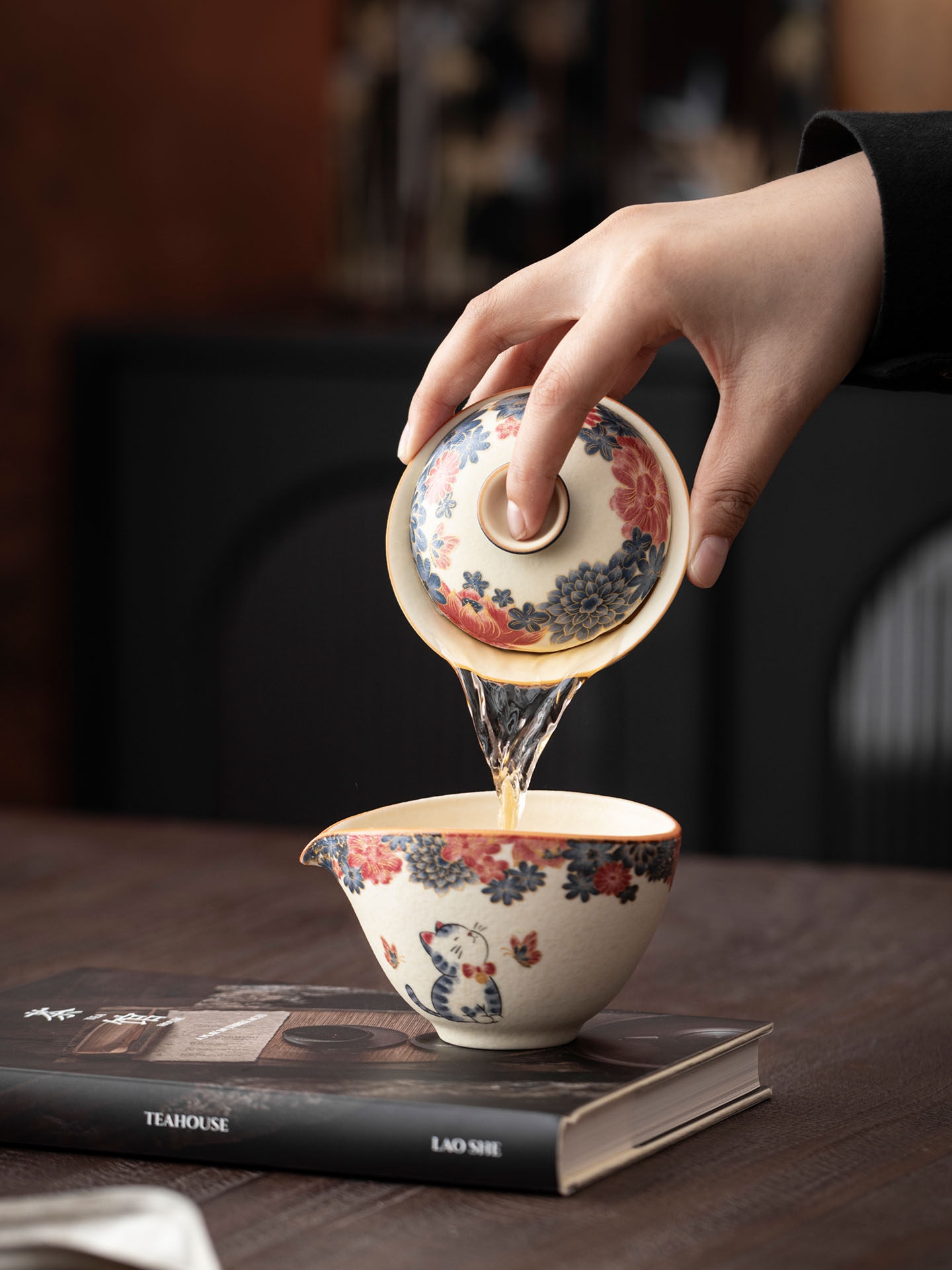 White Cat Ceramic Gaiwan 130ml