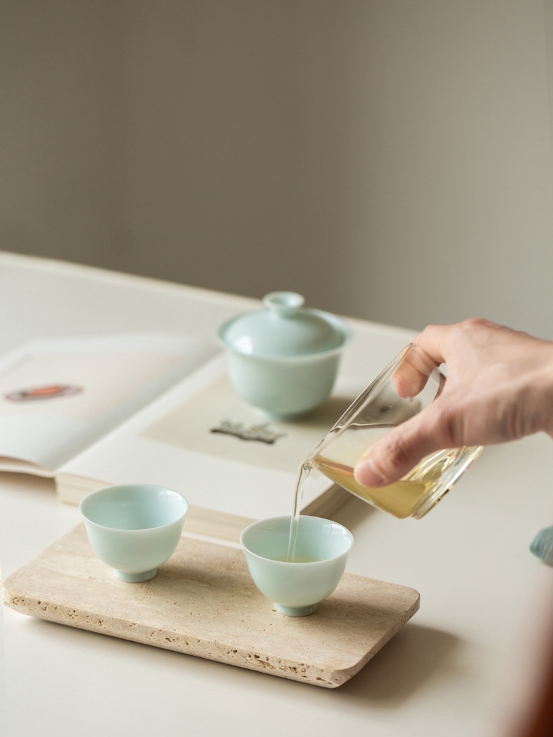 Yingqing Tea Set with Leather Box