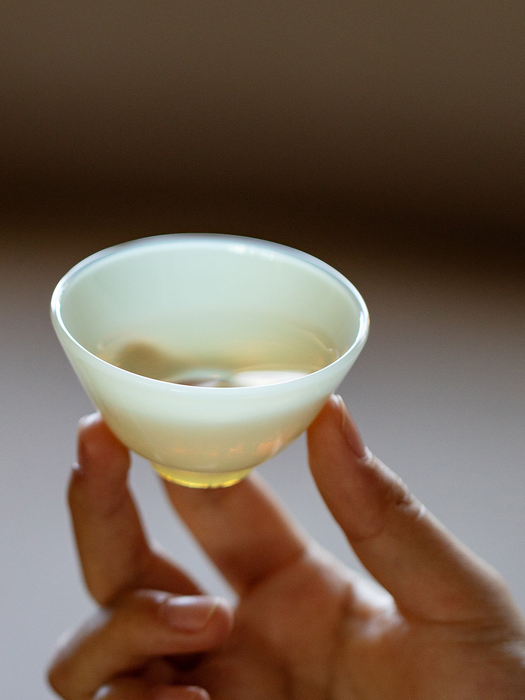 Yellow Jade Glass Cup 40ml