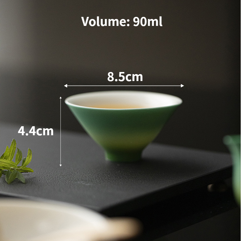 Gradient Green Tea Cup 90ml