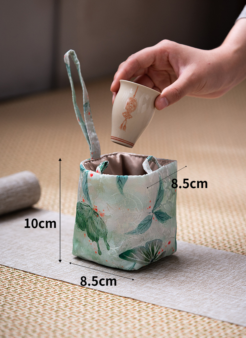 Collection of Tea Cup Carry Case