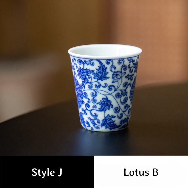 Collection of Classic Pattern Tea Cups 40ml