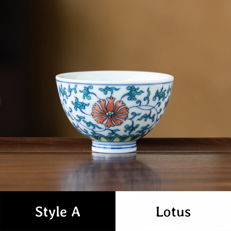 Collection of Classic Pattern Tea Cups 100ml