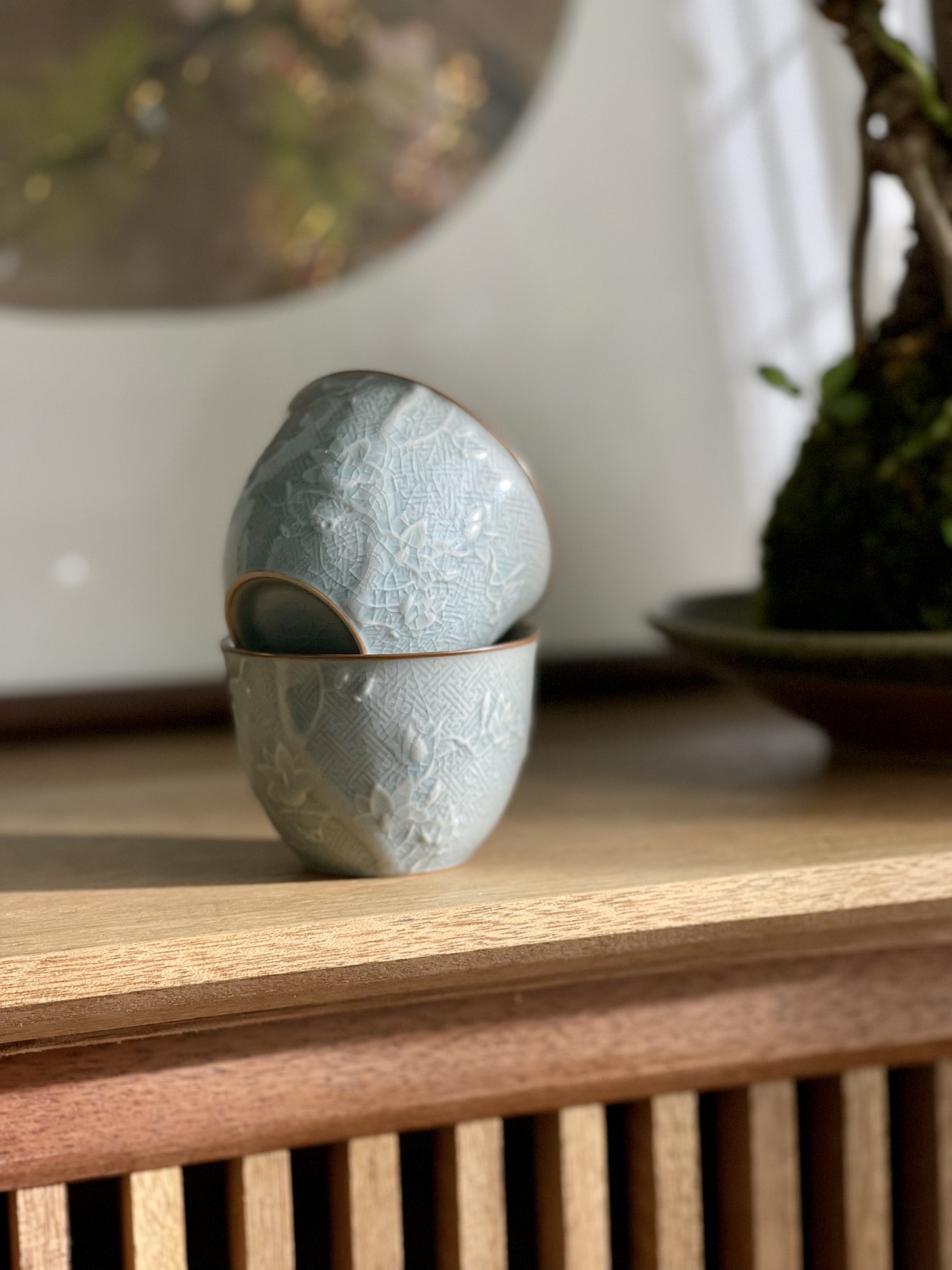 Sculpted Ice Mangnolia Tea Cup 60ml