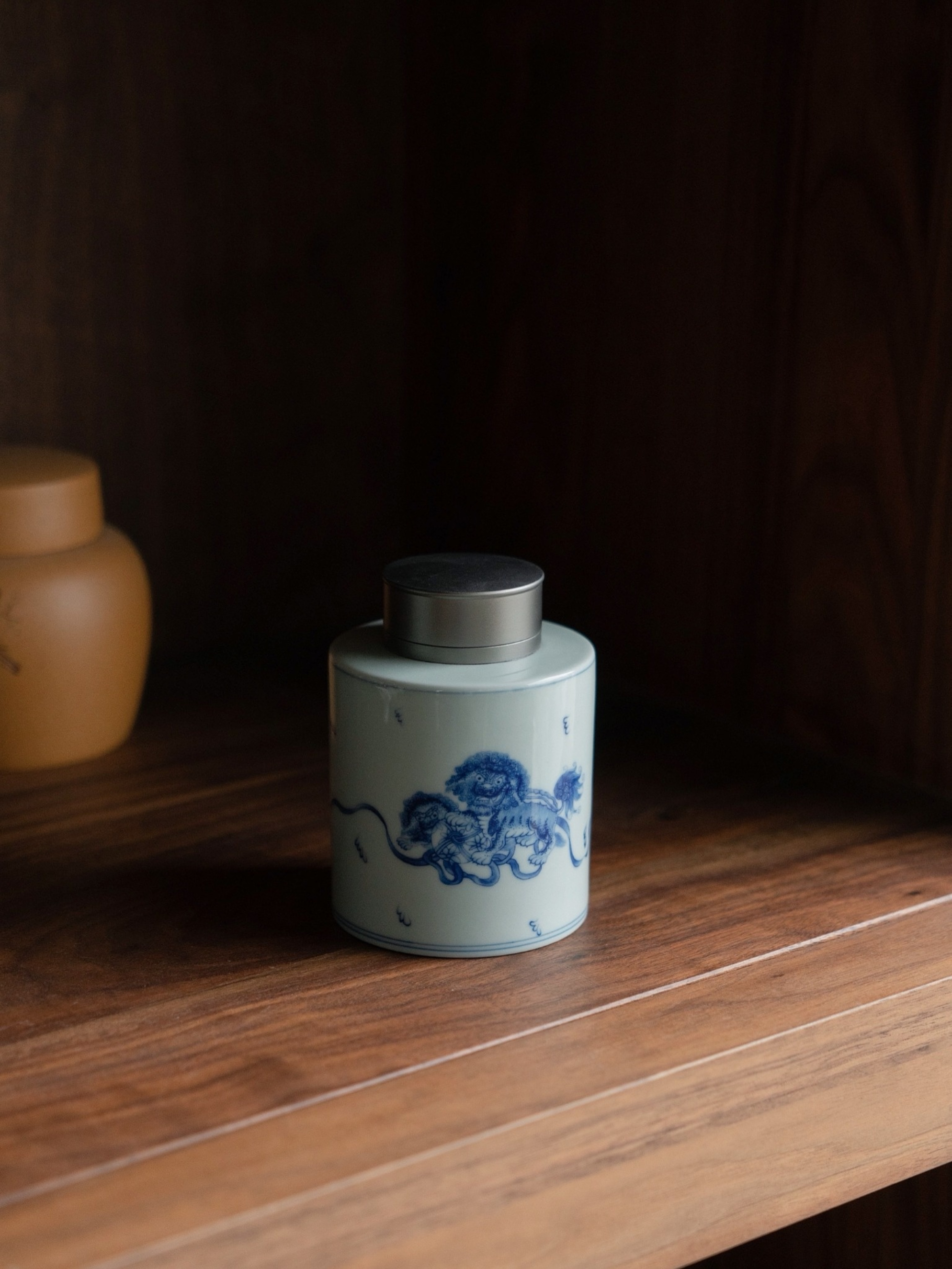 Porcelain Tea Caddy 300ml, 9 Styles Optional